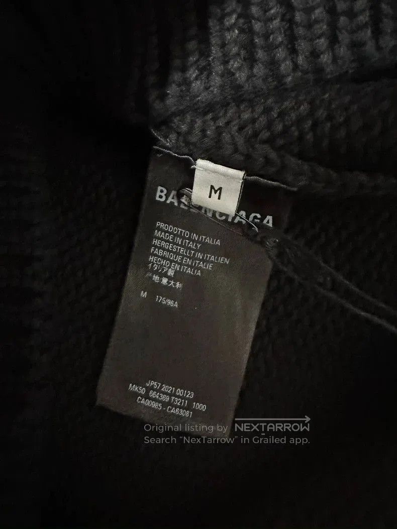 Balenciaga Balenciaga BB Laurel Black Knit Sweater. Size US M / EU 48-50 / 2 - 6 Thumbnail
