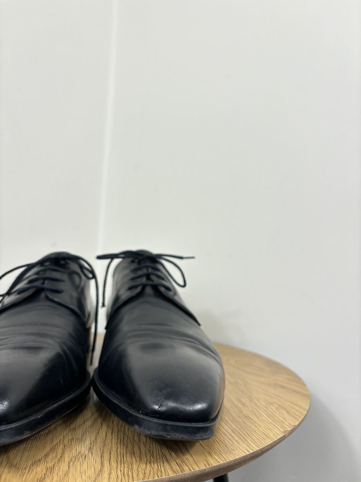 Magnanni Magnanni Men’s Black Leather Cap Toe Oxford Dress Shoes Size US 12 / EU 45 - 7 Thumbnail