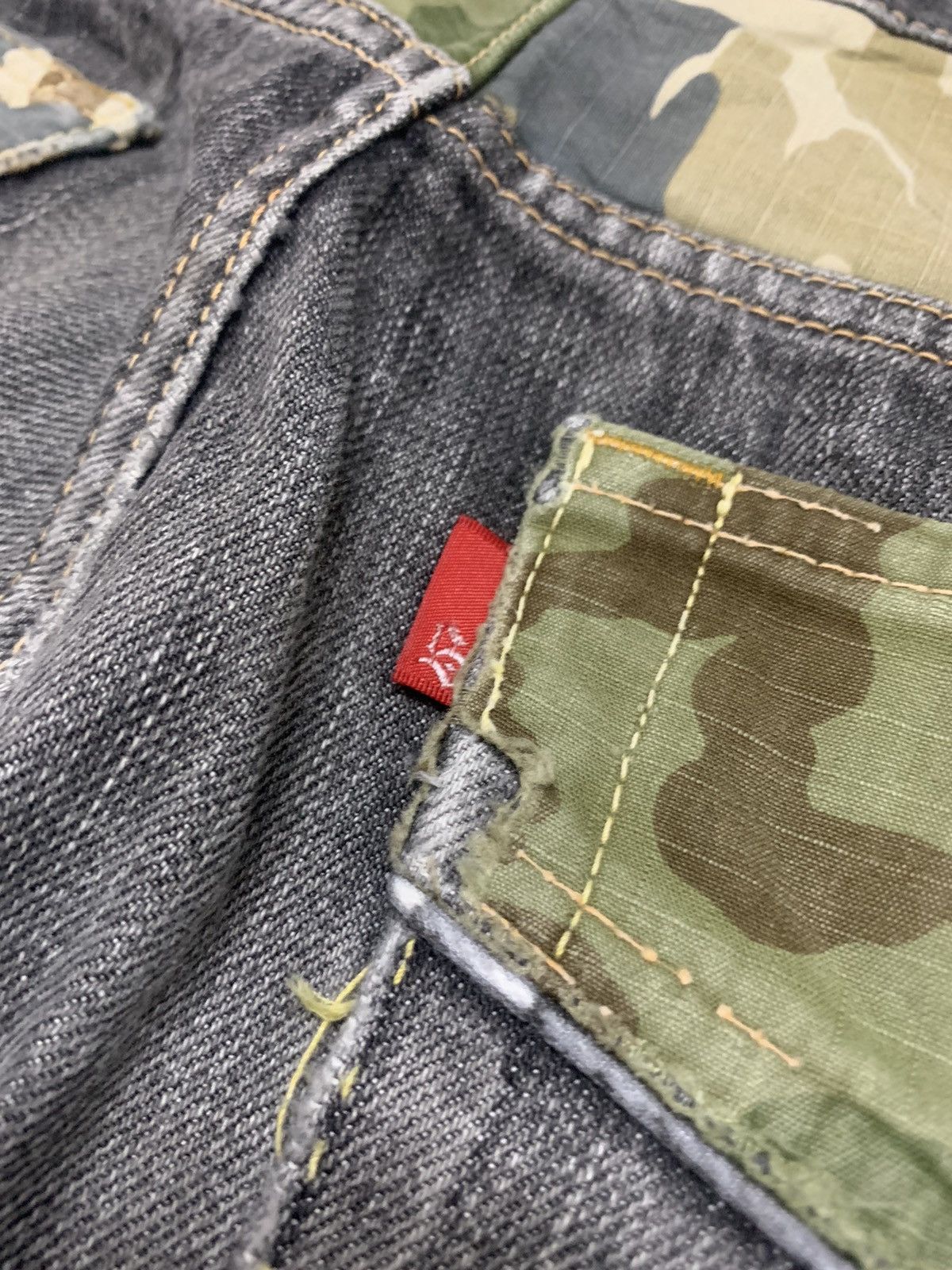 FDMTL JAPAN Fundamental Faded Baggy Jeans Size US 34 / EU 50 - 16 Thumbnail