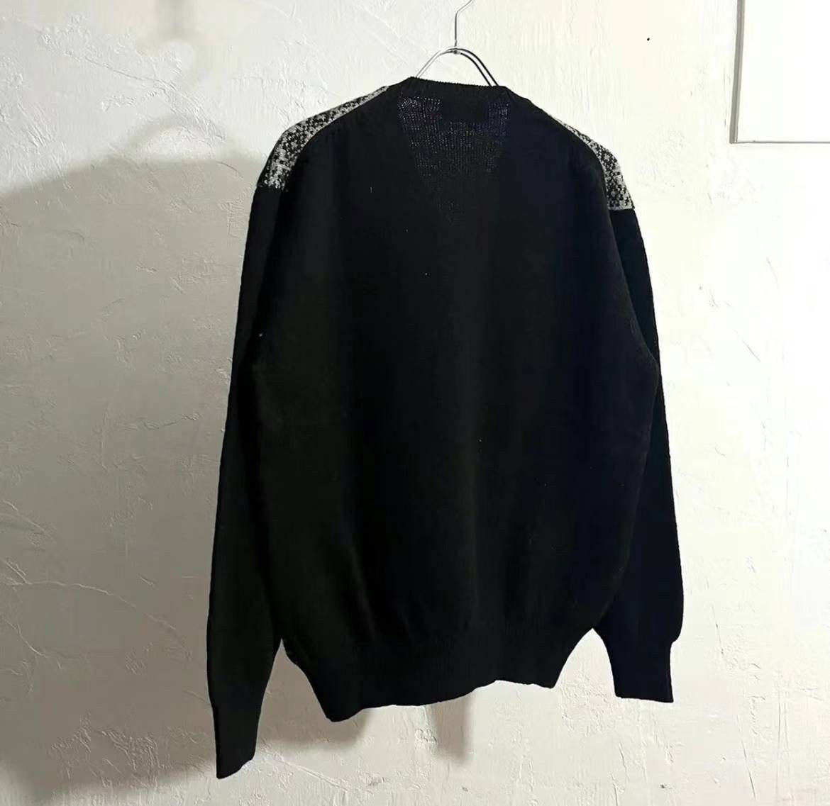 comme des garcons homme 1980s wool knit