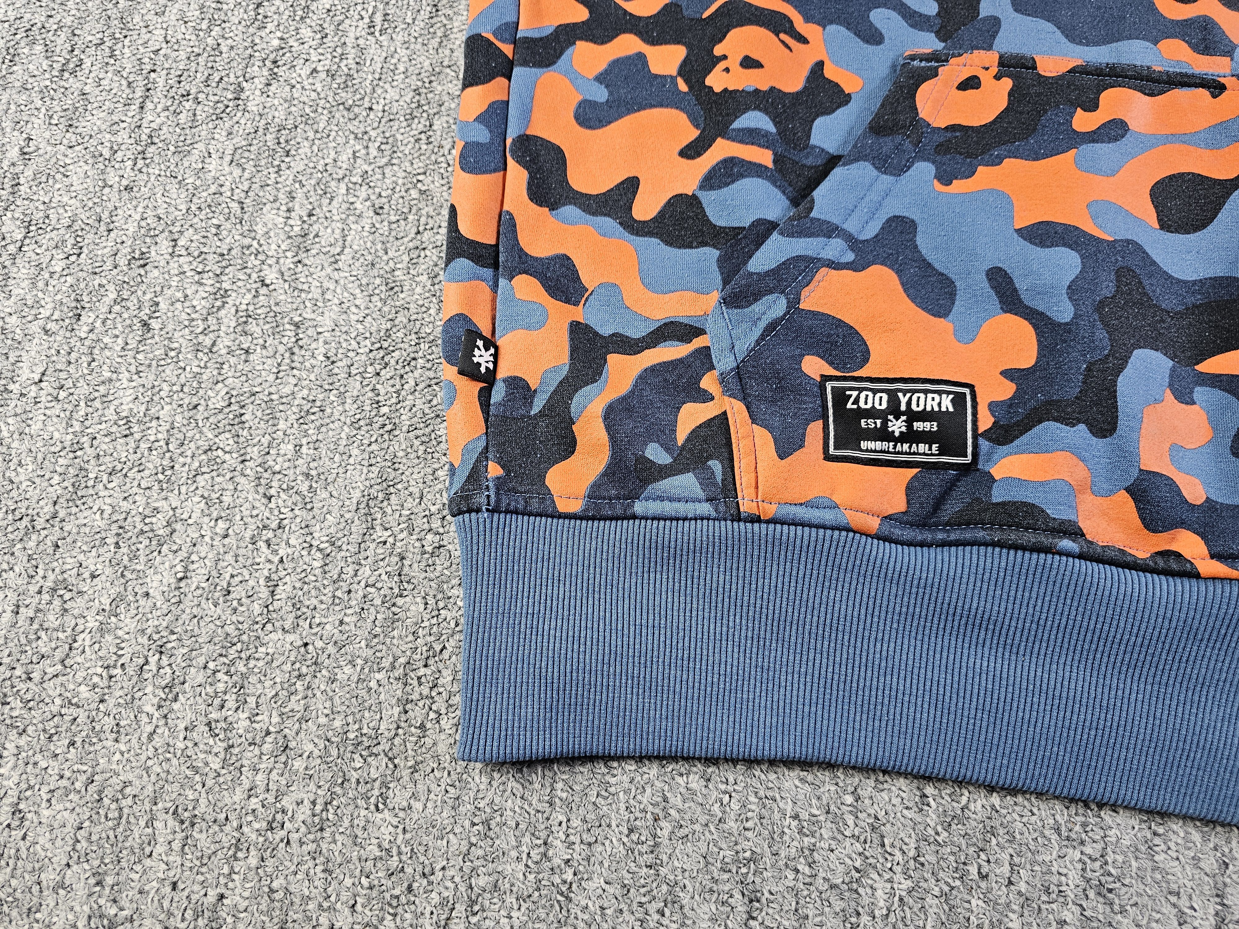 Zoo York Zoo York Hoodie Camo Logo Pullover Large Skater Grunge Size US L / EU 52-54 / 3 - 4 Thumbnail