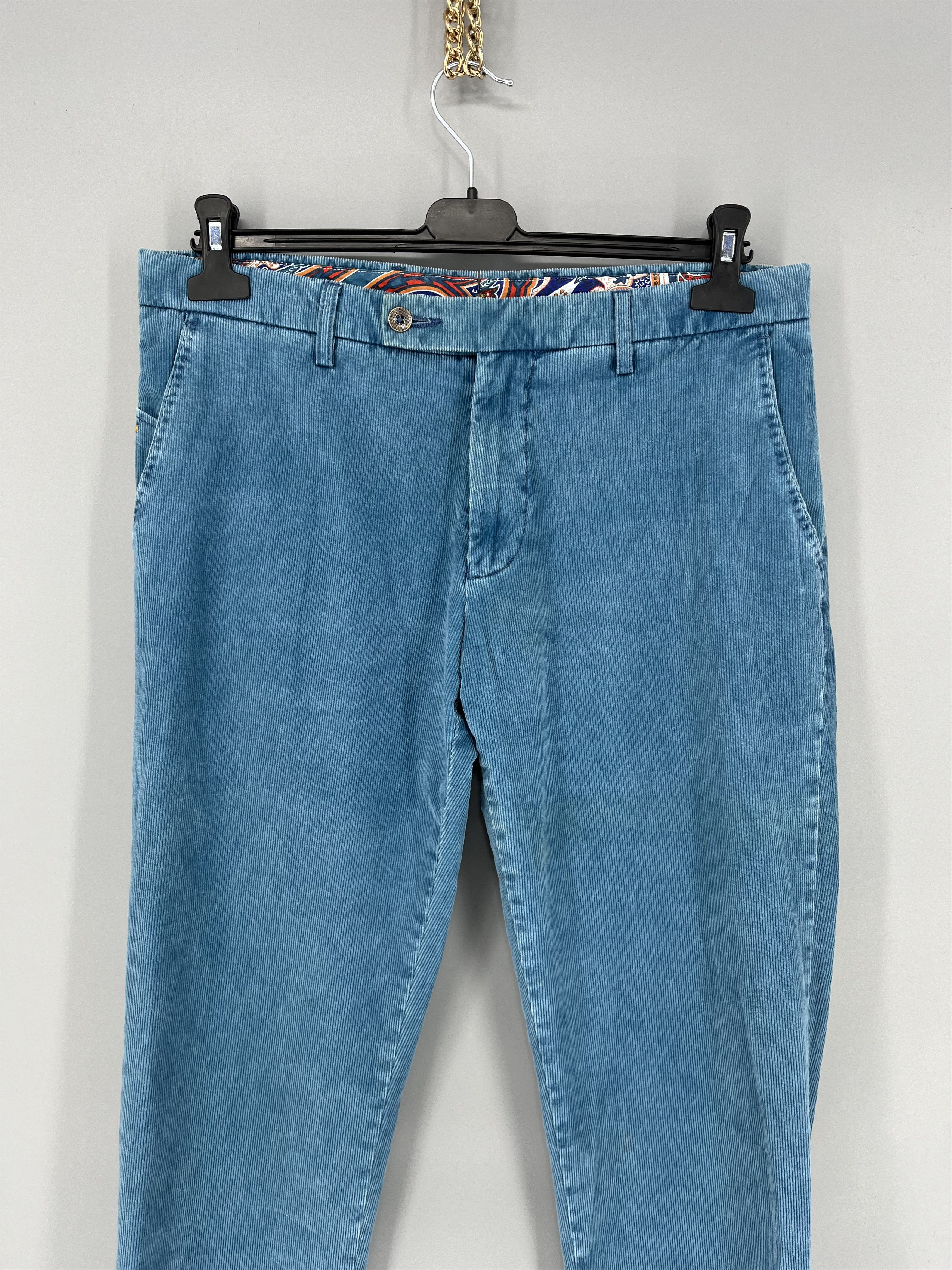 Berwick 1707 Vintage Beriz Vilvet Pants BERWICH Made In Italy Size US 32 / EU 48 - 2 Thumbnail