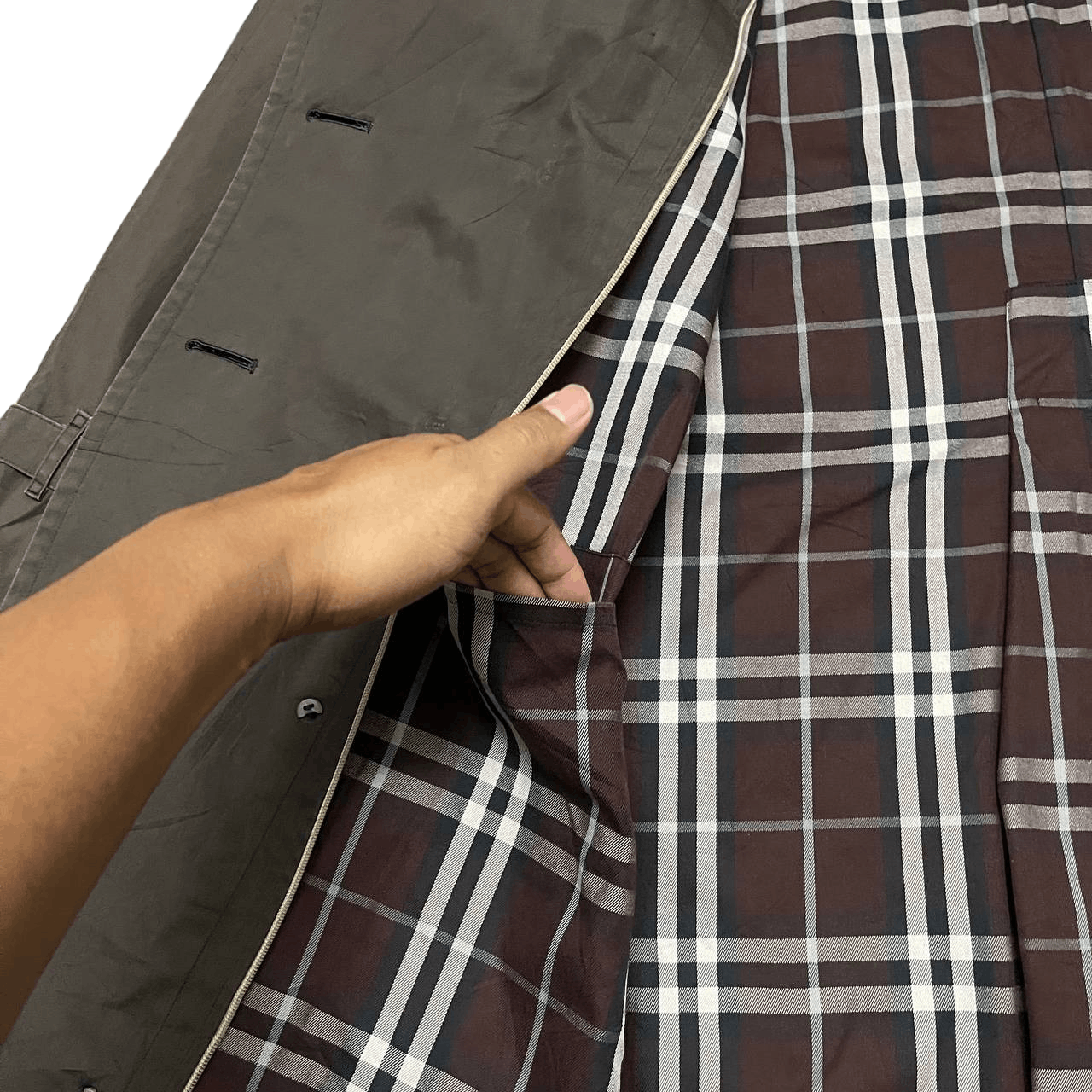 Burberry Vintage Burberry Nova Check Trench Coat Size US L / EU 52-54 / 3 - 7 Thumbnail