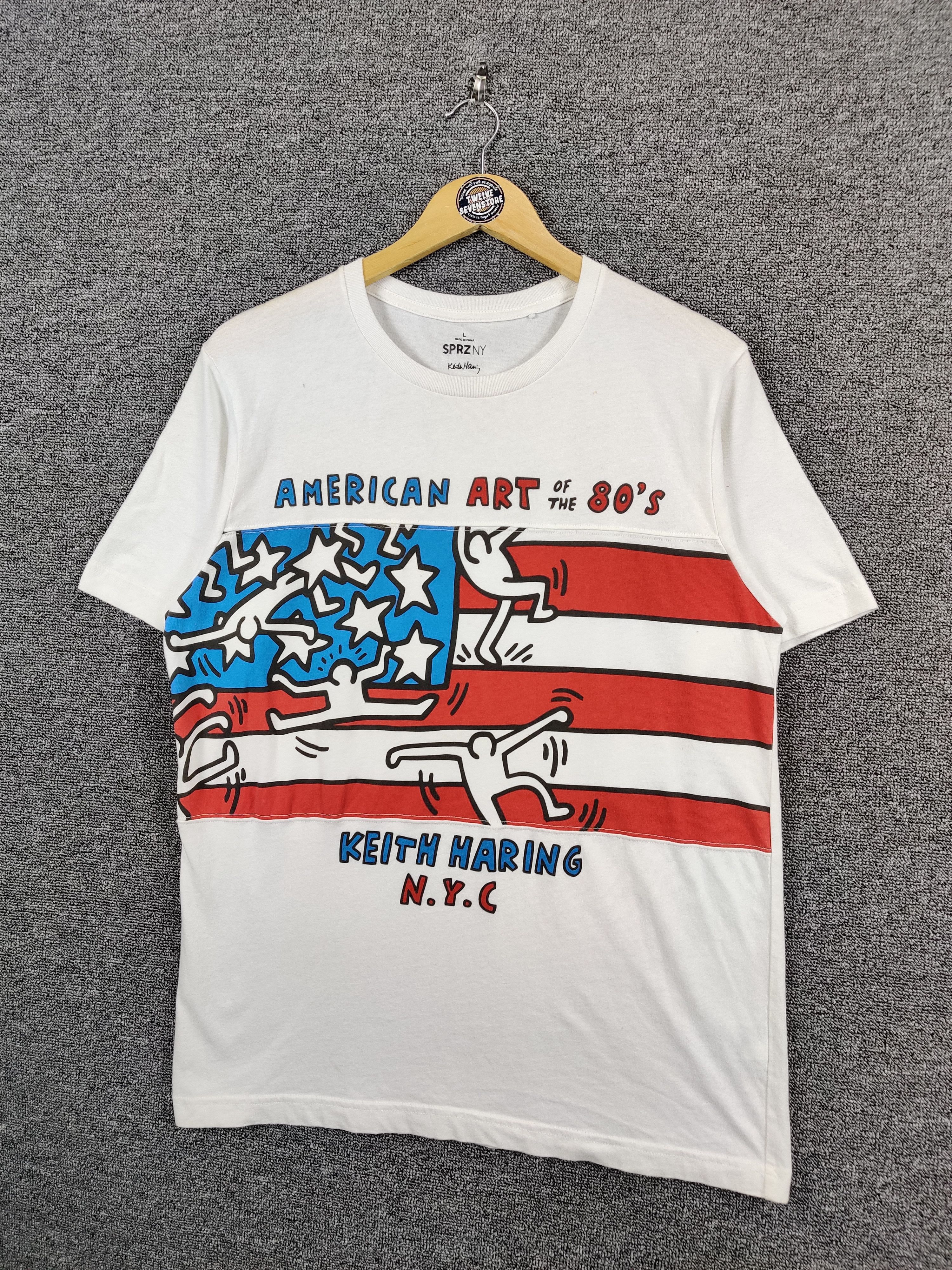 Keith Haring Vintage Keith Haring Uniqlo N.Y.C Tee Tshirt Size US L / EU 52-54 / 3 - 2 Thumbnail