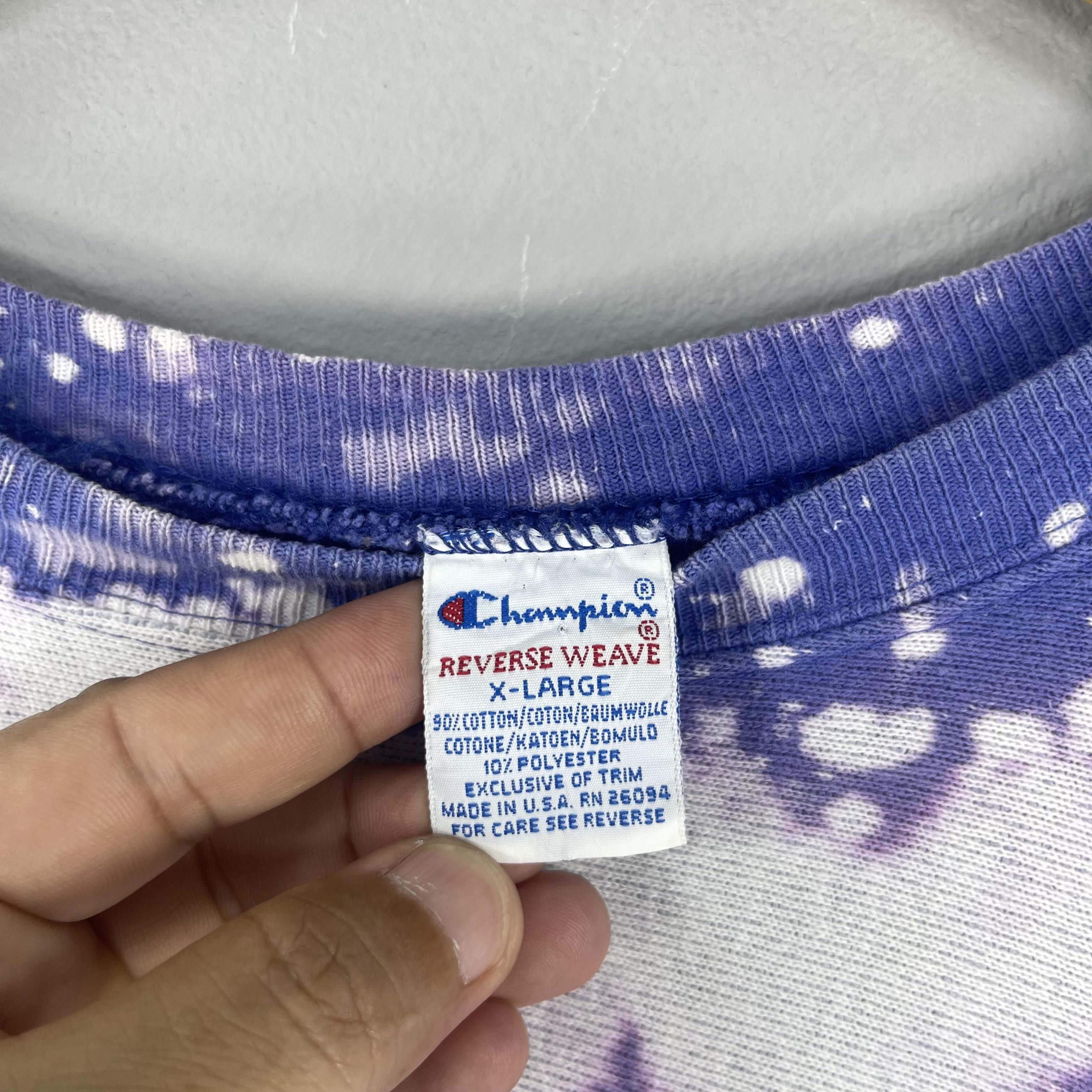 Champion Vintage 80's CHAMPION Distressed Bleached Sweatshirt Size US M / EU 48-50 / 2 - 5 Thumbnail