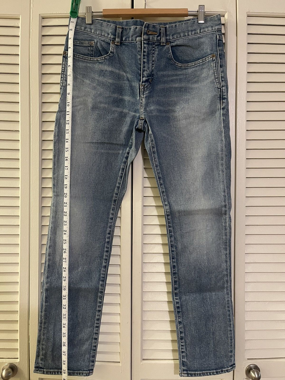 Saint Laurent Paris Saint Laurent Skinny Jeans Size US 31 - 3 Thumbnail