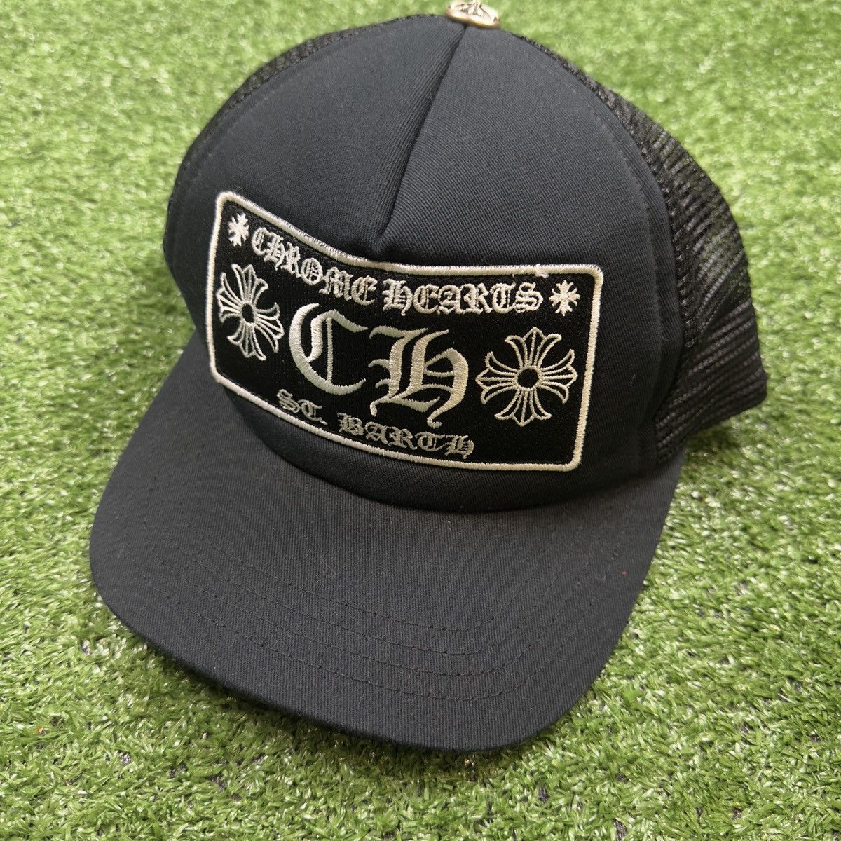 Chrome Hearts St Barth CH Exclusive Trucker Hat Black