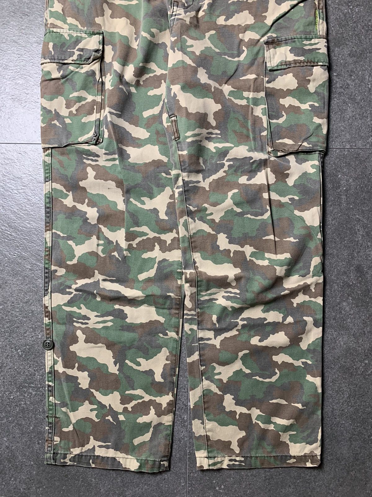 GOODENOUGH 2000s Goodenough Camouflage Cargo Pants Size US 30 / EU 46 - 3 Thumbnail