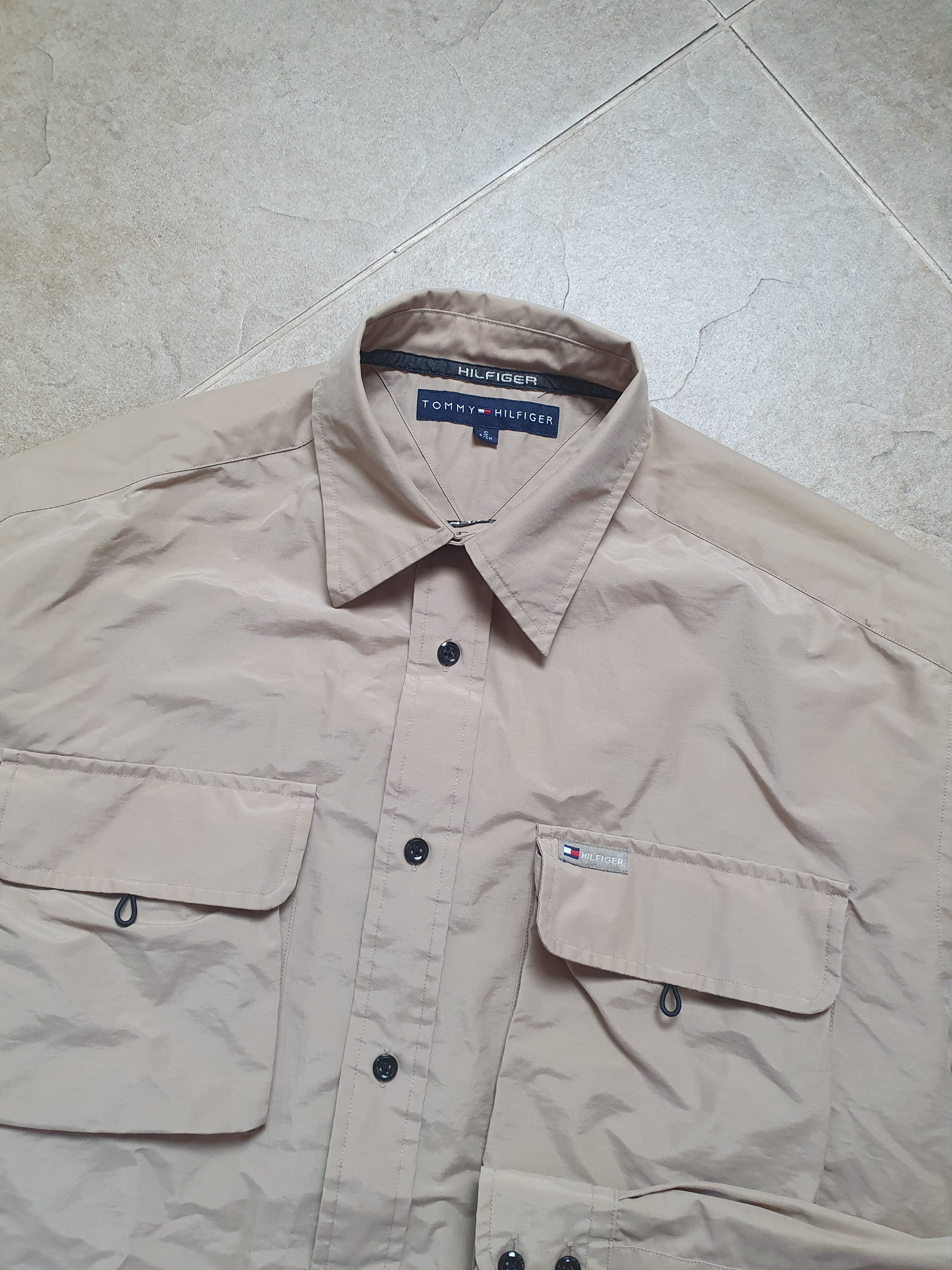 Tommy Hilfiger Tommy Hilfiger Shirt Fishing Khaki Military Surplus Safari Size US S / EU 44-46 / 1 - 2 Thumbnail