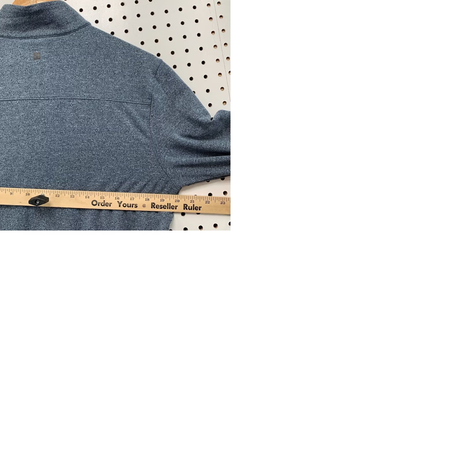 Vintage 01 Algo Lightweight 1/4 Zip Pullover Moisture Wicking Blue S Mens Small 20x27 Size US S / EU 44-46 / 1 - 9 Thumbnail