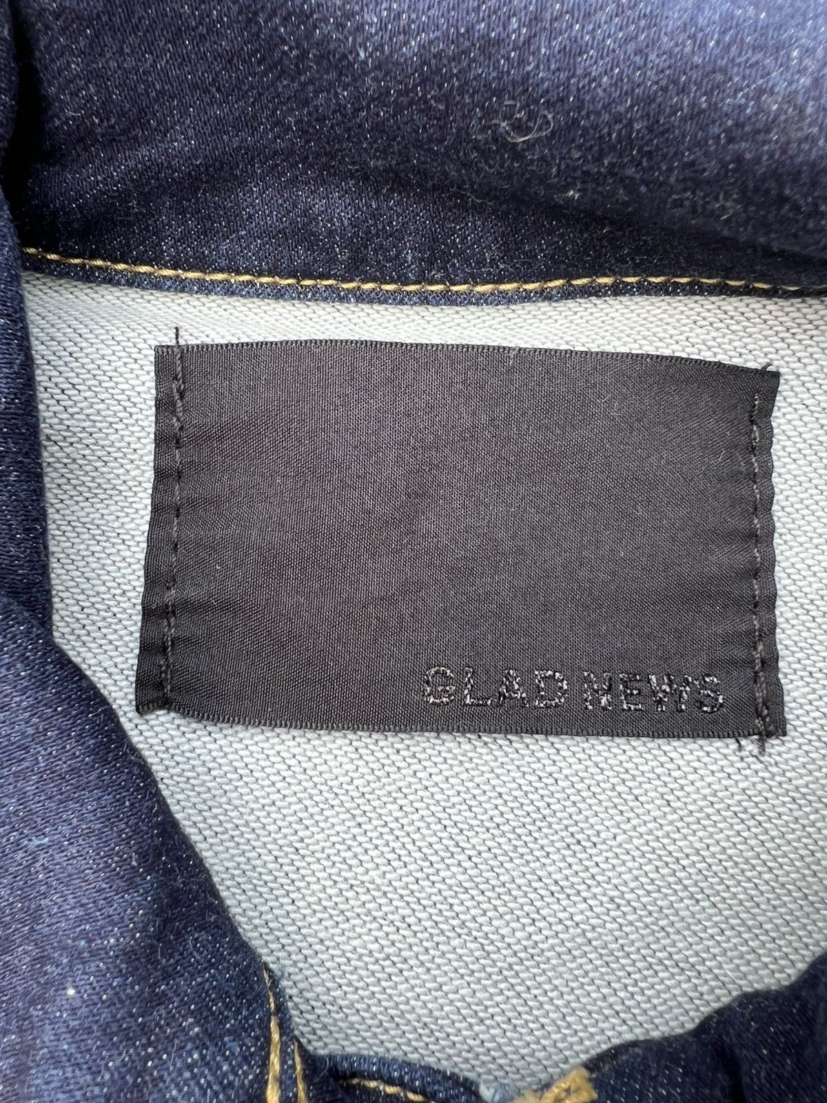 Japanese Brand GLAD NEWS Studded Jean Jacket Size XS / US 0-2 / IT 36-38 - 6 Thumbnail