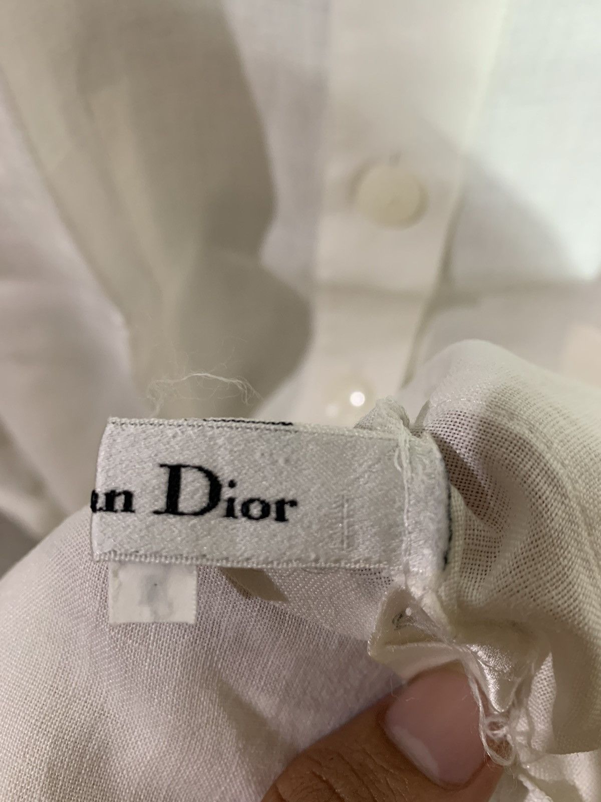 Christian Dior Monsieur × Dior × Vintage Vintage Archive Christian Dior Shirt Size M / US 6-8 / IT 42-44 - 5 Thumbnail