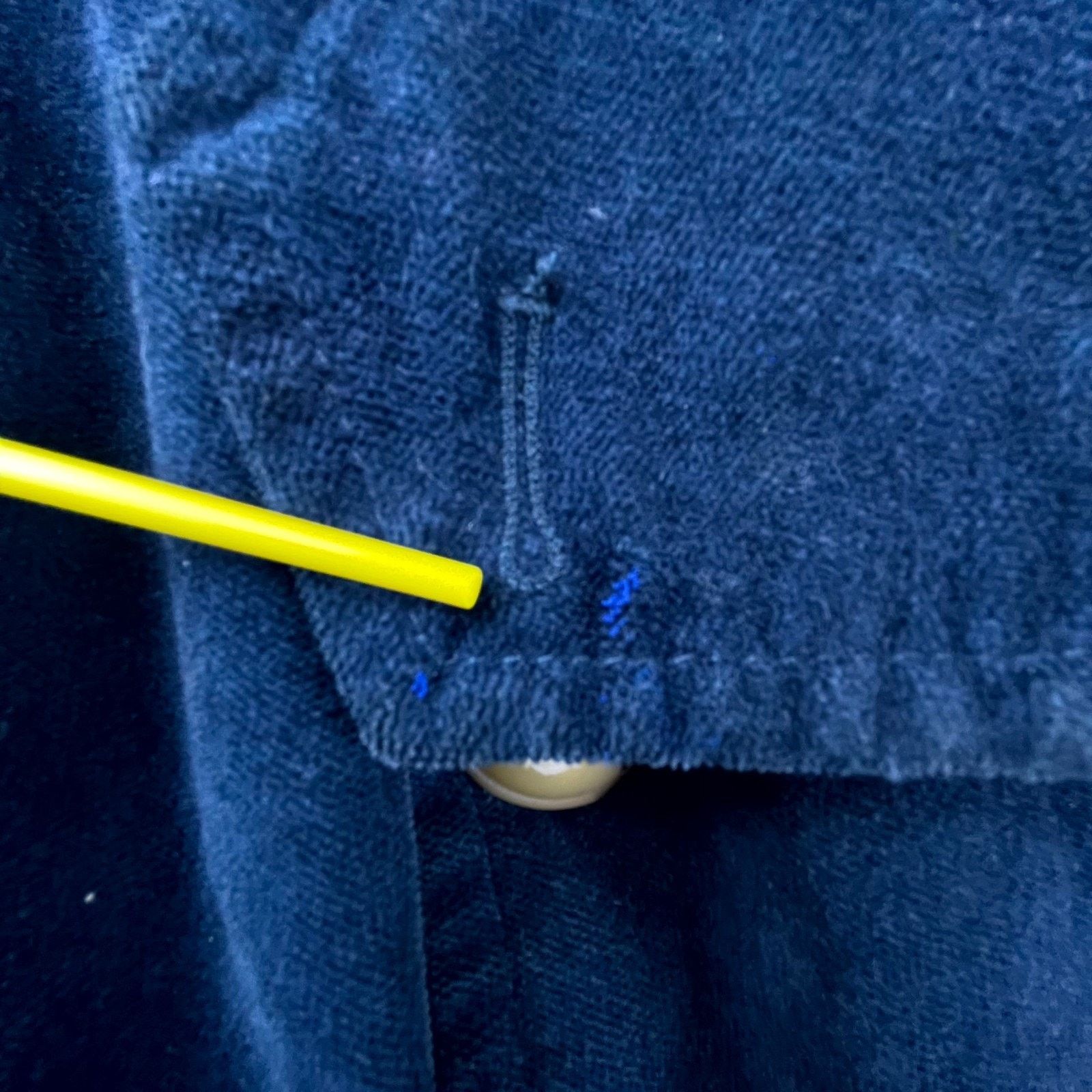 Anthropologie Anthropologie Idra Jacket 2 Blue Velvet Corduroy Peplum Size XS / US 0-2 / IT 36-38 - 5 Thumbnail