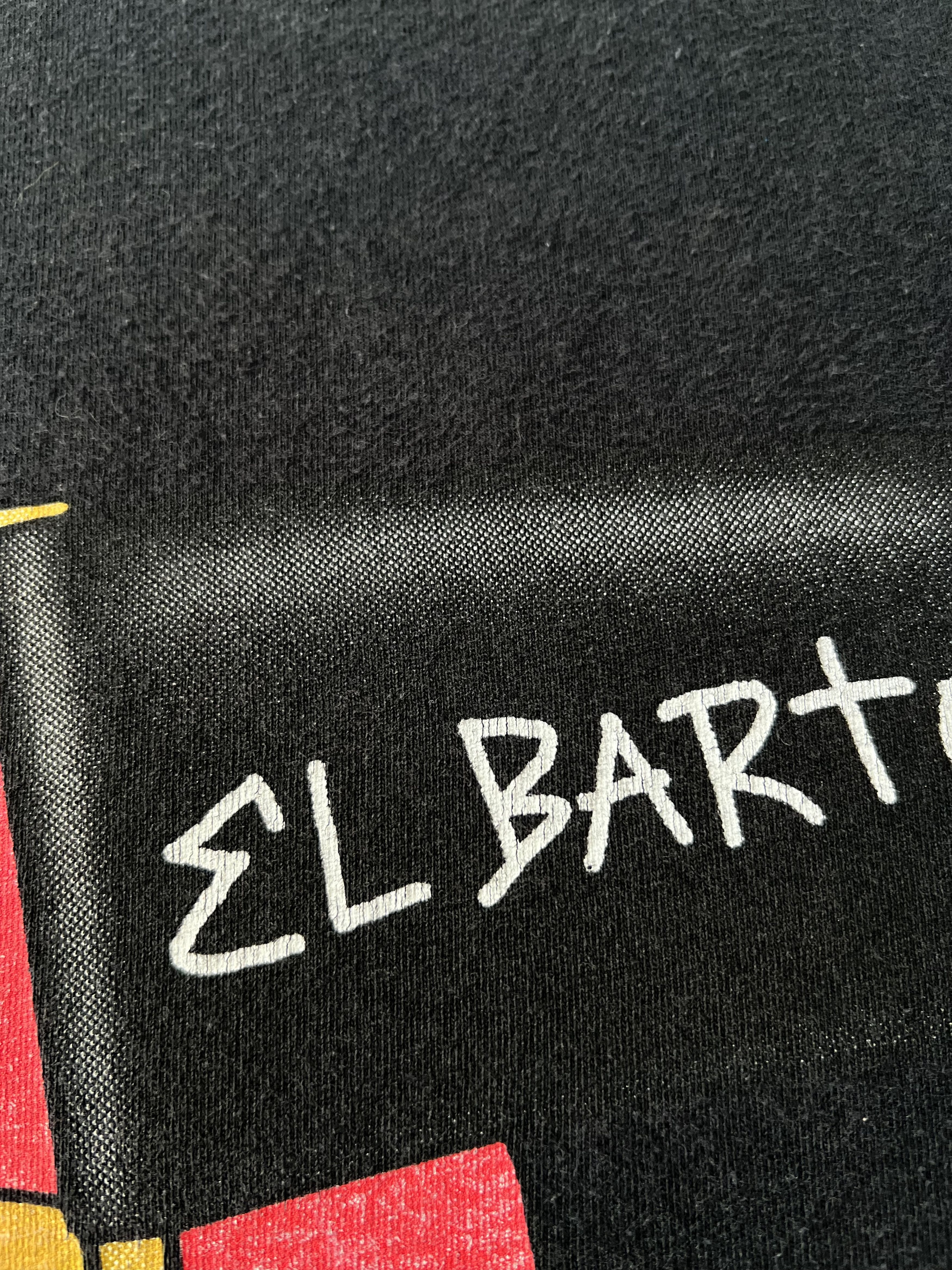 The Simpsons Vintage 1998 The Simpsons Bart Cartoon Black T-shirt Size US M / EU 48-50 / 2 - 8 Thumbnail