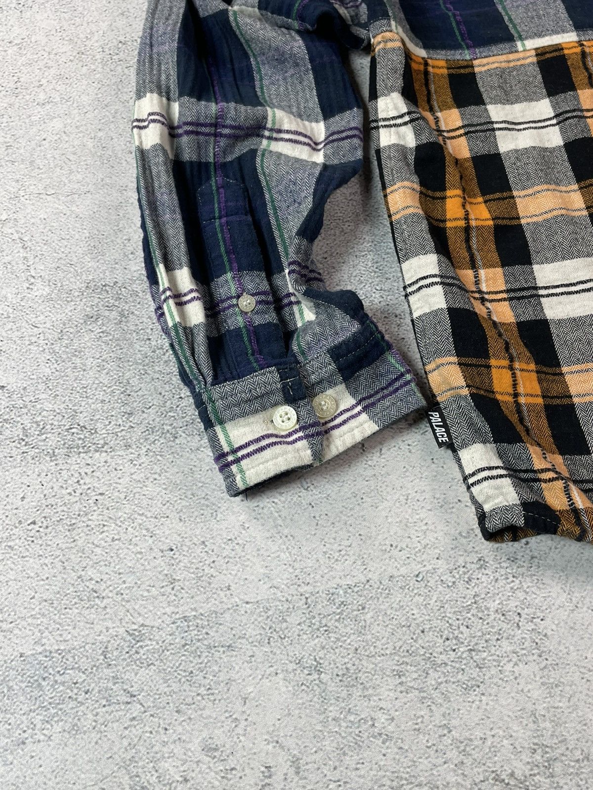 Palace PALACE Skateboarding Checkmate Drop Two Tone Oversized Shirt Size US M / EU 48-50 / 2 - 10 Thumbnail