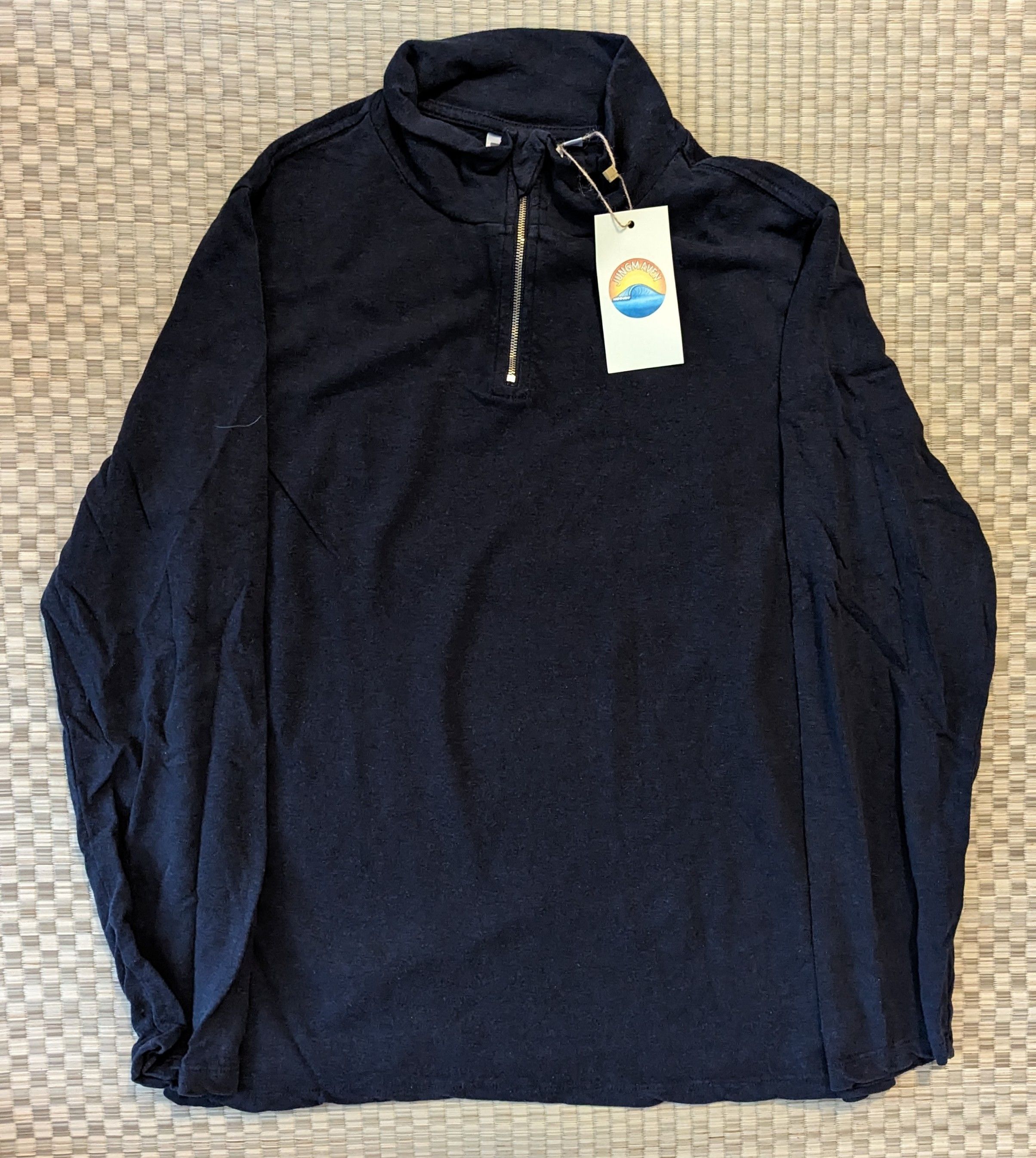 Jungmaven NWT Jungmaven IWEYOU Hemp Merino Wool 1/4 Zip Sweatshirt Size US M / EU 48-50 / 2 - 1 Thumbnail