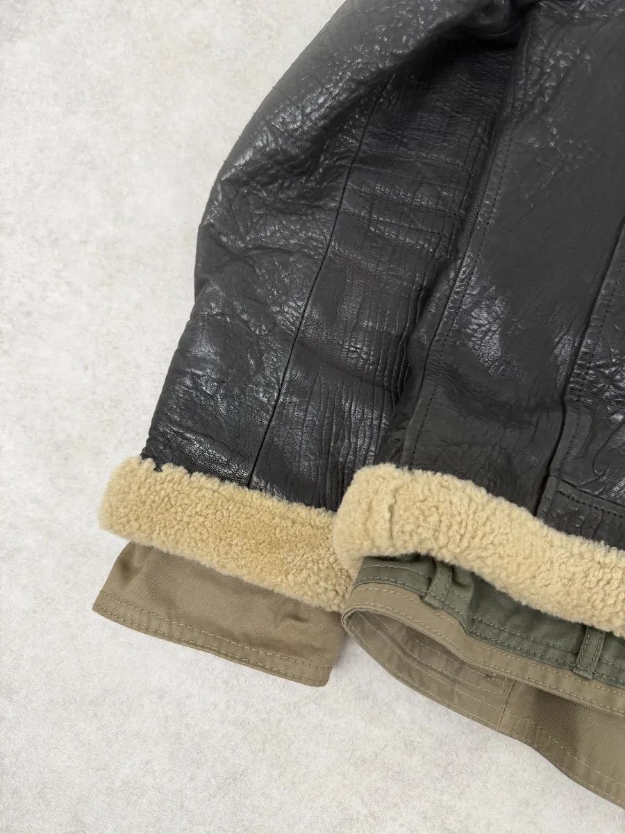 Dolce & Gabbana FW2005 Dolce & Gabbana Heavy Shearling Army Combat Leather Jacket Size US M / EU 48-50 / 2 - 10 Thumbnail