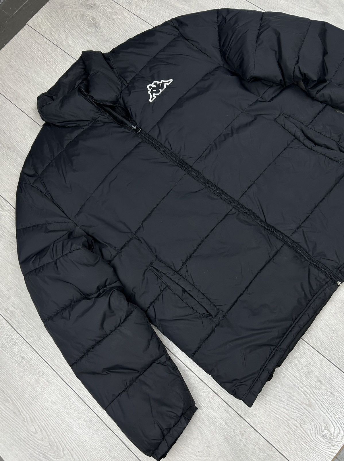 Kappa × Vintage Kappa Vintage Black Jacket Size L Size US L / EU 52-54 / 3 - 3 Thumbnail