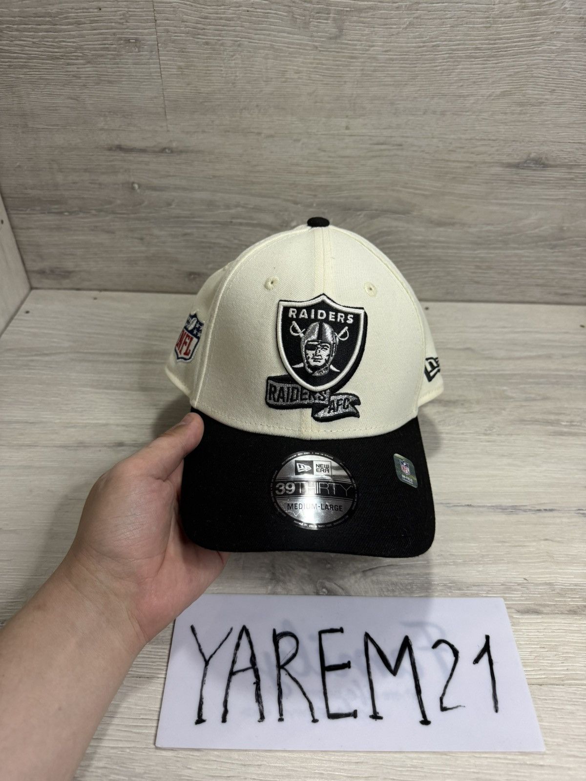New Era Raiders new era cap hat Size ONE SIZE - 2 Thumbnail
