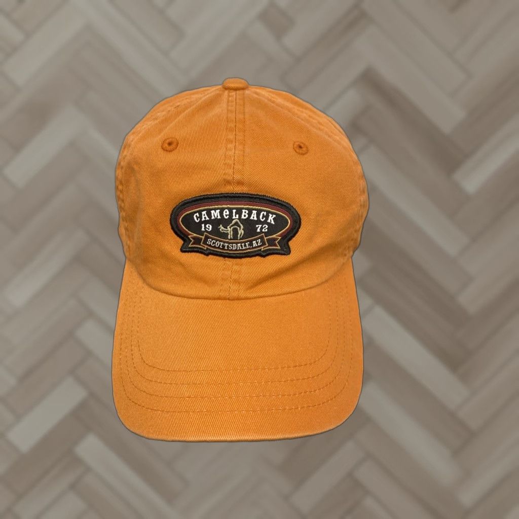 Imperial VINTAGE Imperial Baseball Cap Men Adjustable Orange Gold 100% Cotton Strapback Size ONE SIZE - 1 Thumbnail