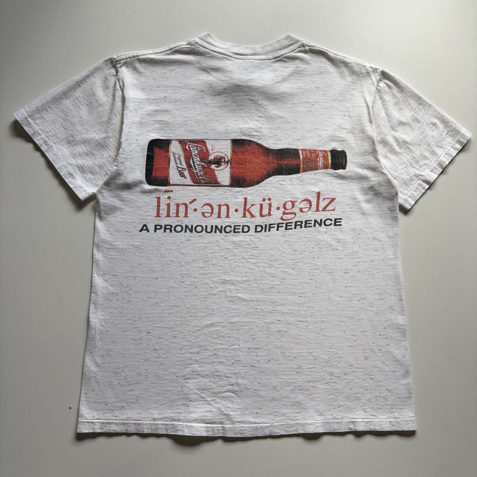 Vintage Vintage 90s Leinenkugel's Beer Promo Shirt Medium White Rare Size US M / EU 48-50 / 2 - 1 Thumbnail