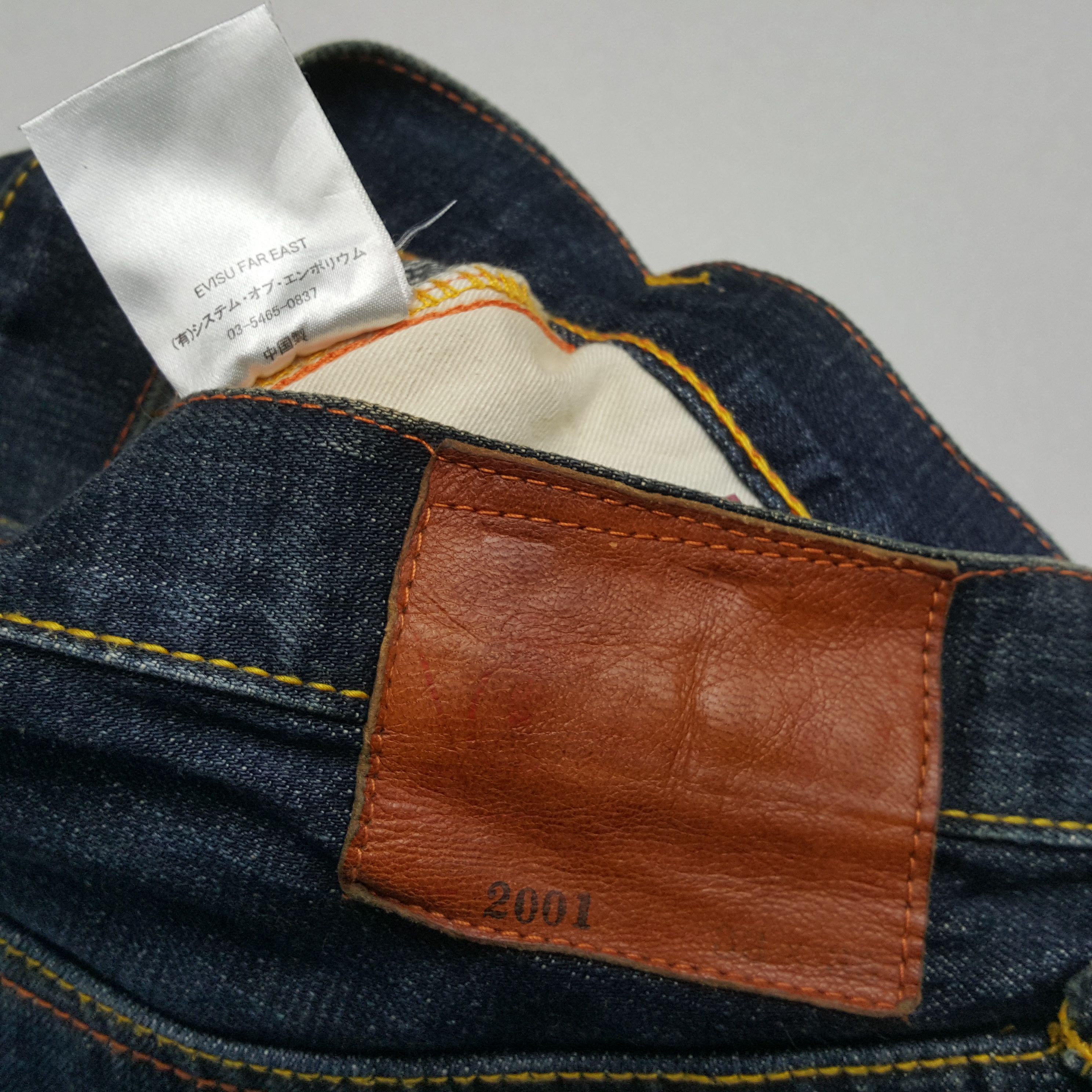 Evisu × Japanese Brand × Vintage Vintage EVISU Japanese Brand Daicock Rare Design Jeans Size US 31 - 14 Thumbnail
