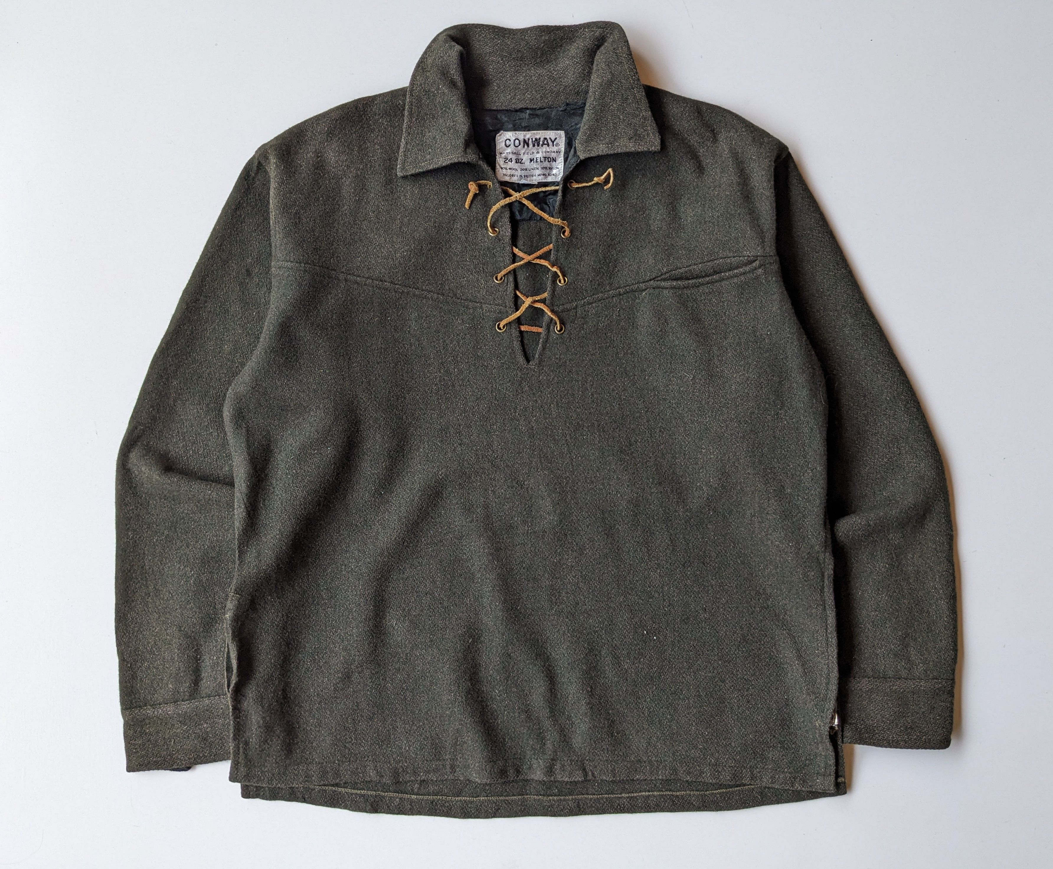Vintage Conway melton 24oz army jacket Size US L / EU 52-54 / 3 - 1 Thumbnail