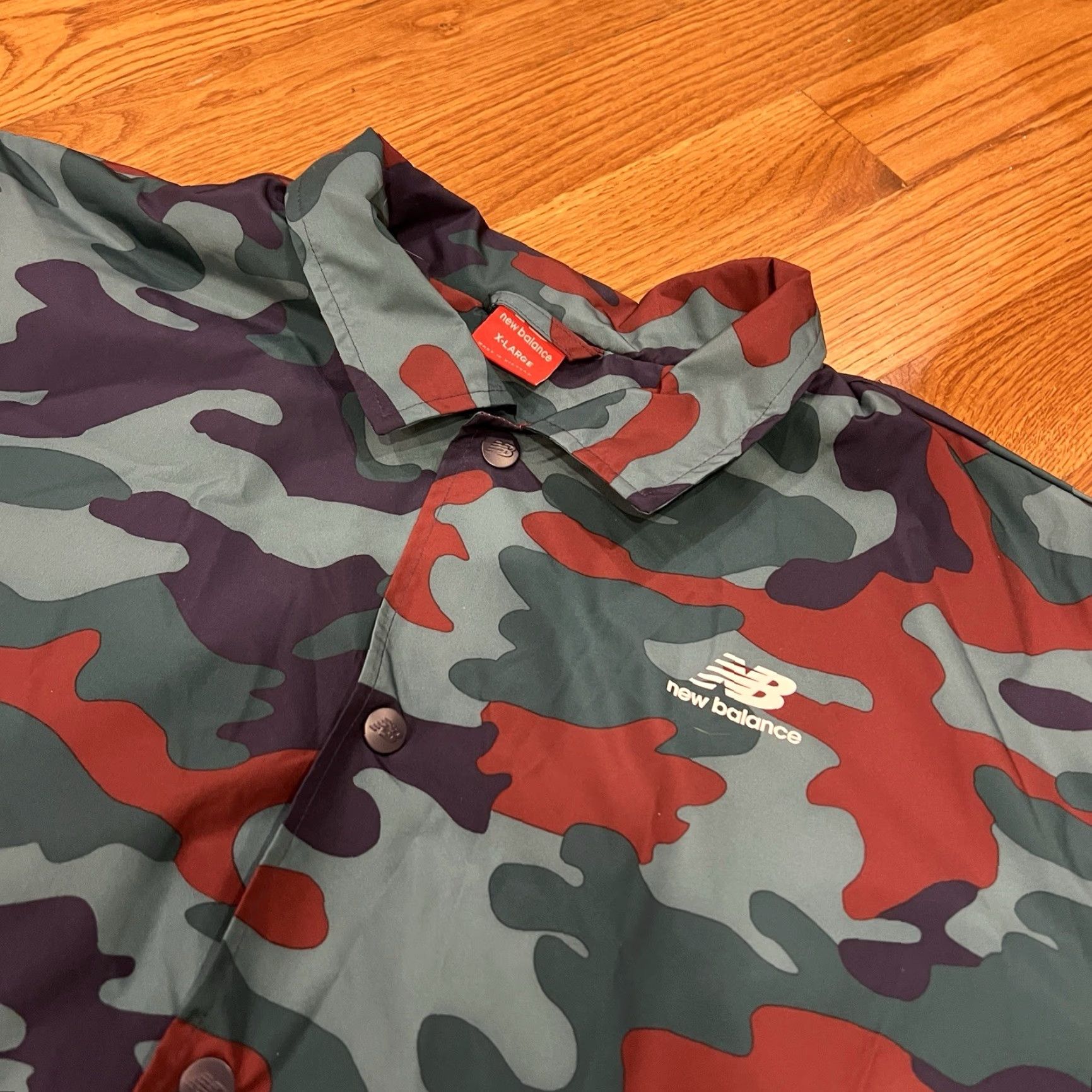 New Balance Men’s New Balance Fleece Lined Jacket Camo Pattern Size XL Size US XL / EU 56 / 4 - 2 Thumbnail