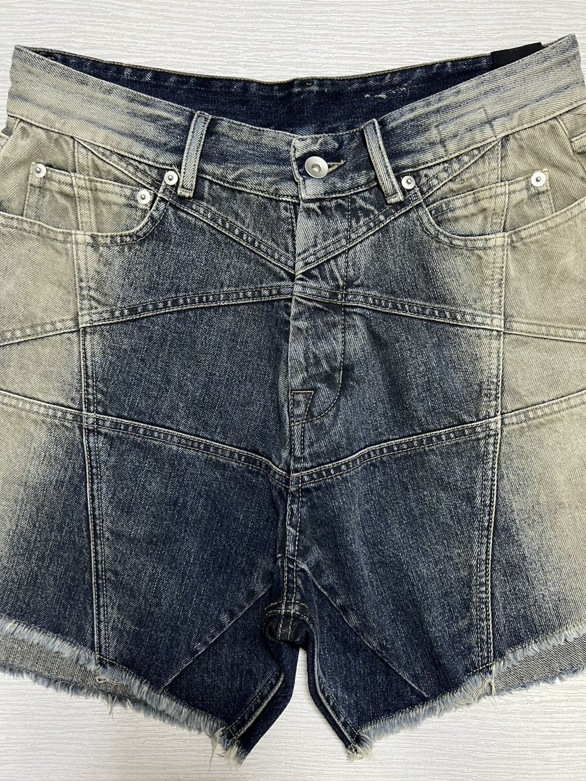 Rick Owens Rick Owens Drkshdw - Degrade Trucker Cut Offs Size US 30 / EU 46 - 7 Thumbnail