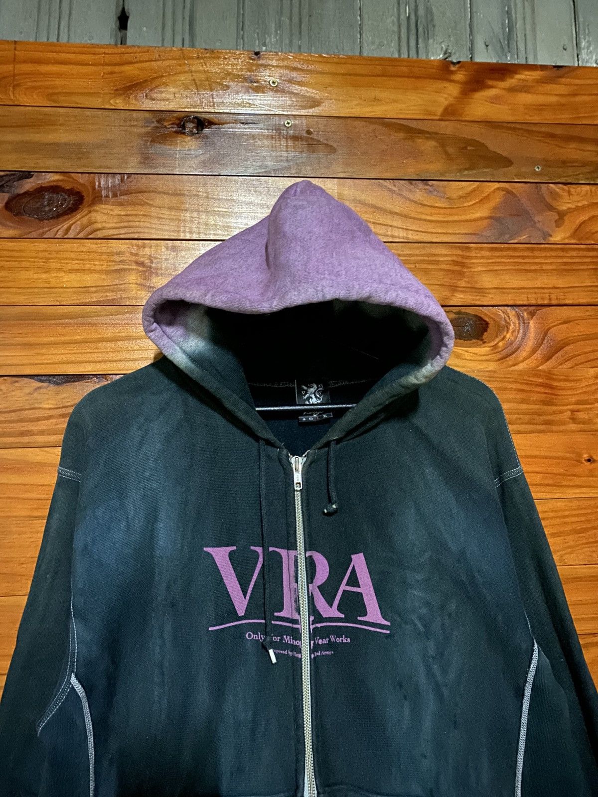 Japanese Brand Virgo Wear Works Japan Gradient Zip Hoodie Streetwear Size US L / EU 52-54 / 3 - 7 Thumbnail
