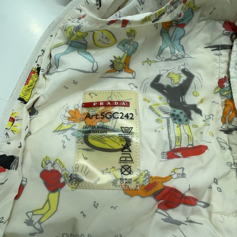 Prada Prada Hooded Casual Jacket with Print-2506 Size US S / EU 44-46 / 1 - 4 Thumbnail