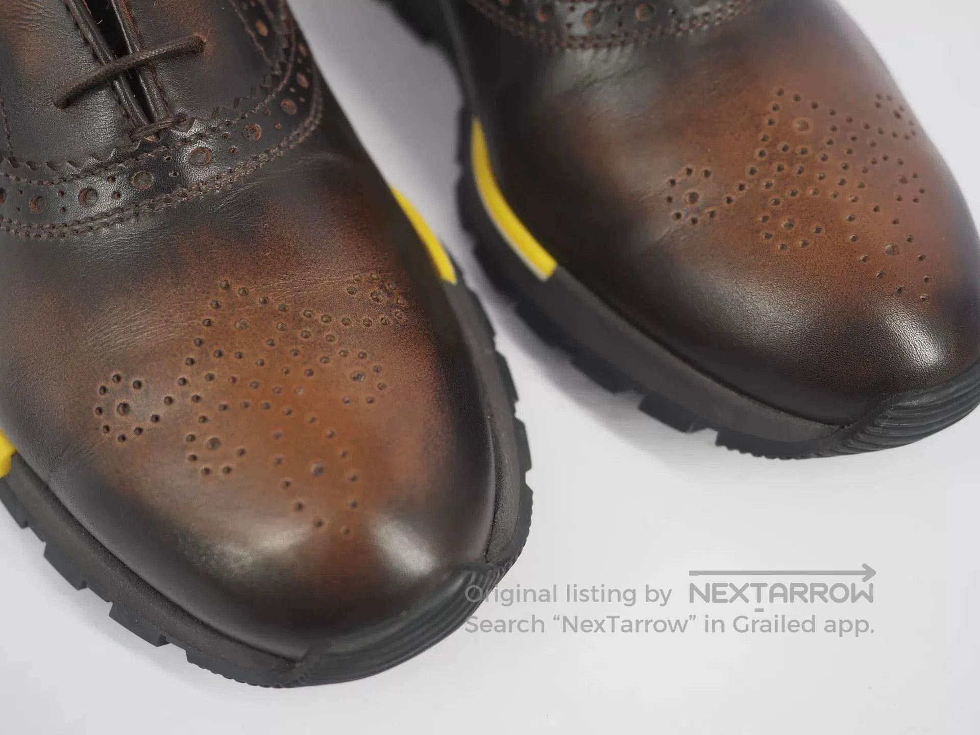 Berluti berluti brown leather sneakers UK6. Size US 8 / EU 41 - 4 Thumbnail