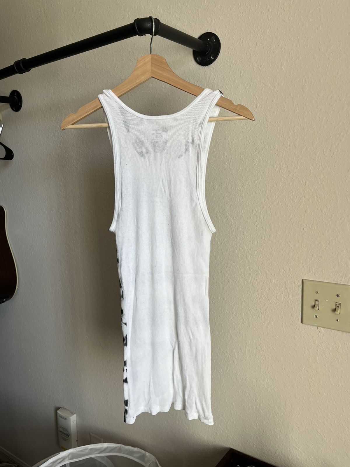 Other Custom Spray Skull Tank Top (Hanes Tag) Y2K Punk / Grunge Size US L / EU 52-54 / 3 - 2 Thumbnail