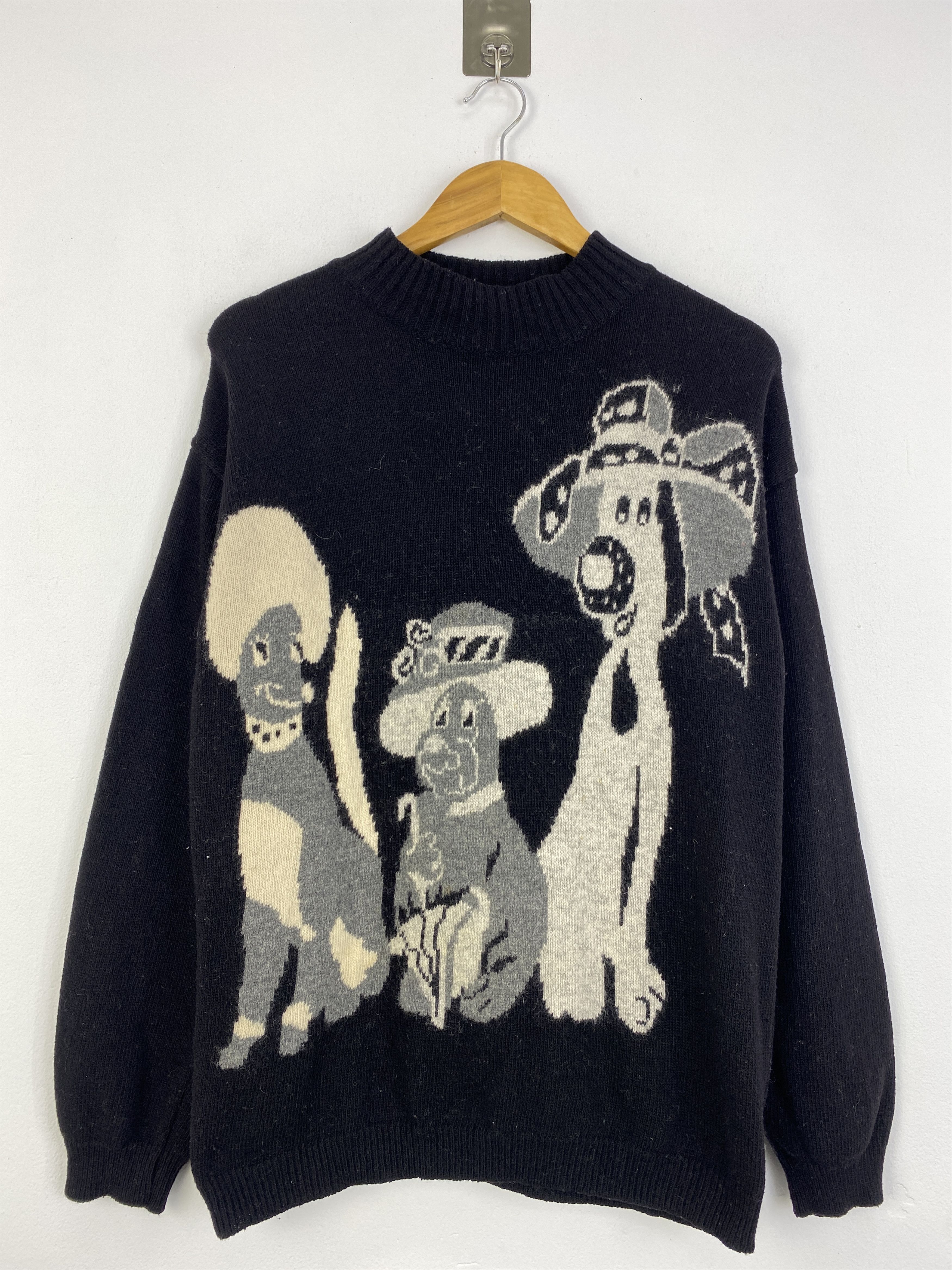 Vintage Vtg 80s Made In Italy Pullover Crewneck Sweatshirt SH0059 Size US L / EU 52-54 / 3 - 1 Thumbnail