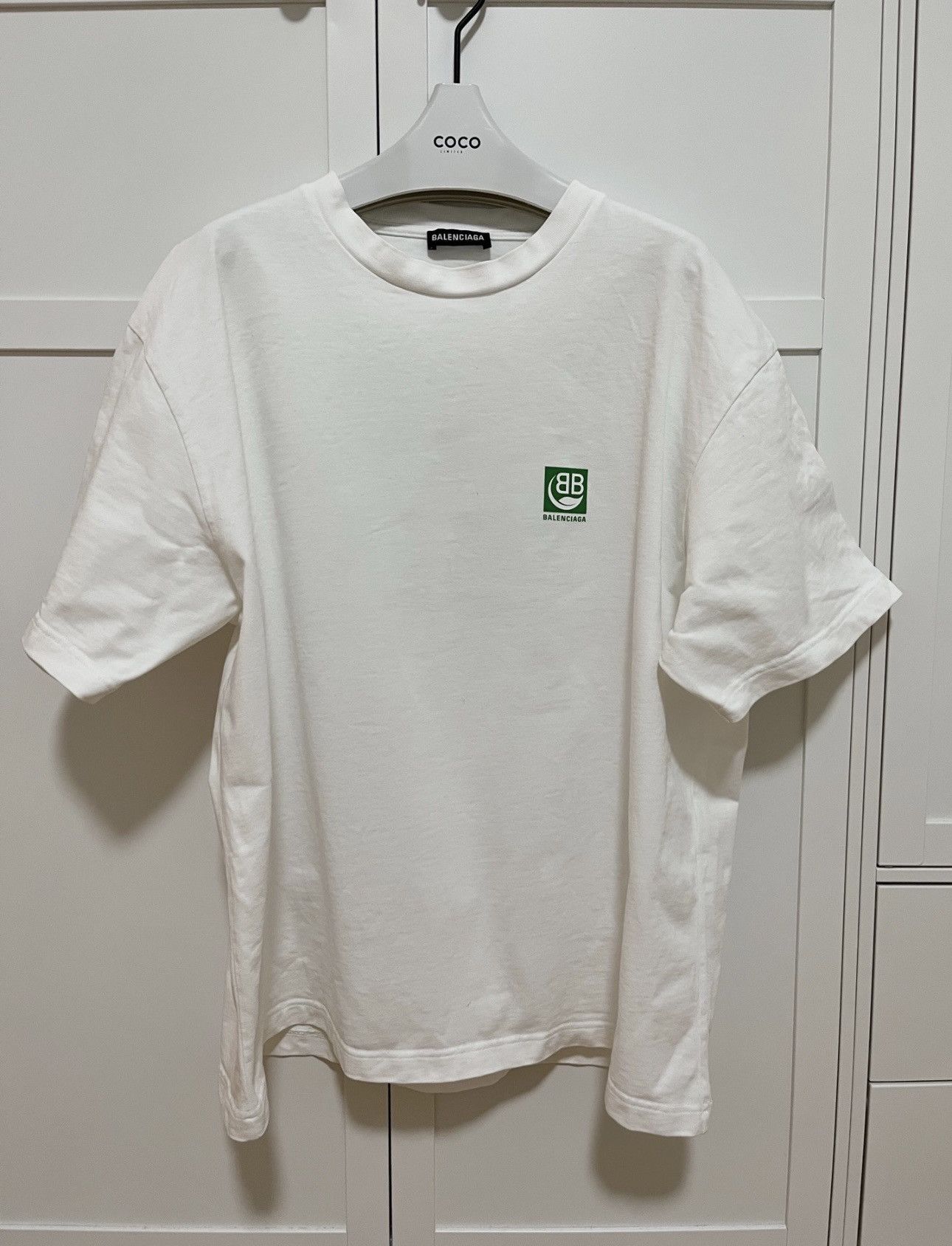Balenciaga Balenciaga front and back logo short sleeved Size US L / EU 52-54 / 3 - 8 Thumbnail