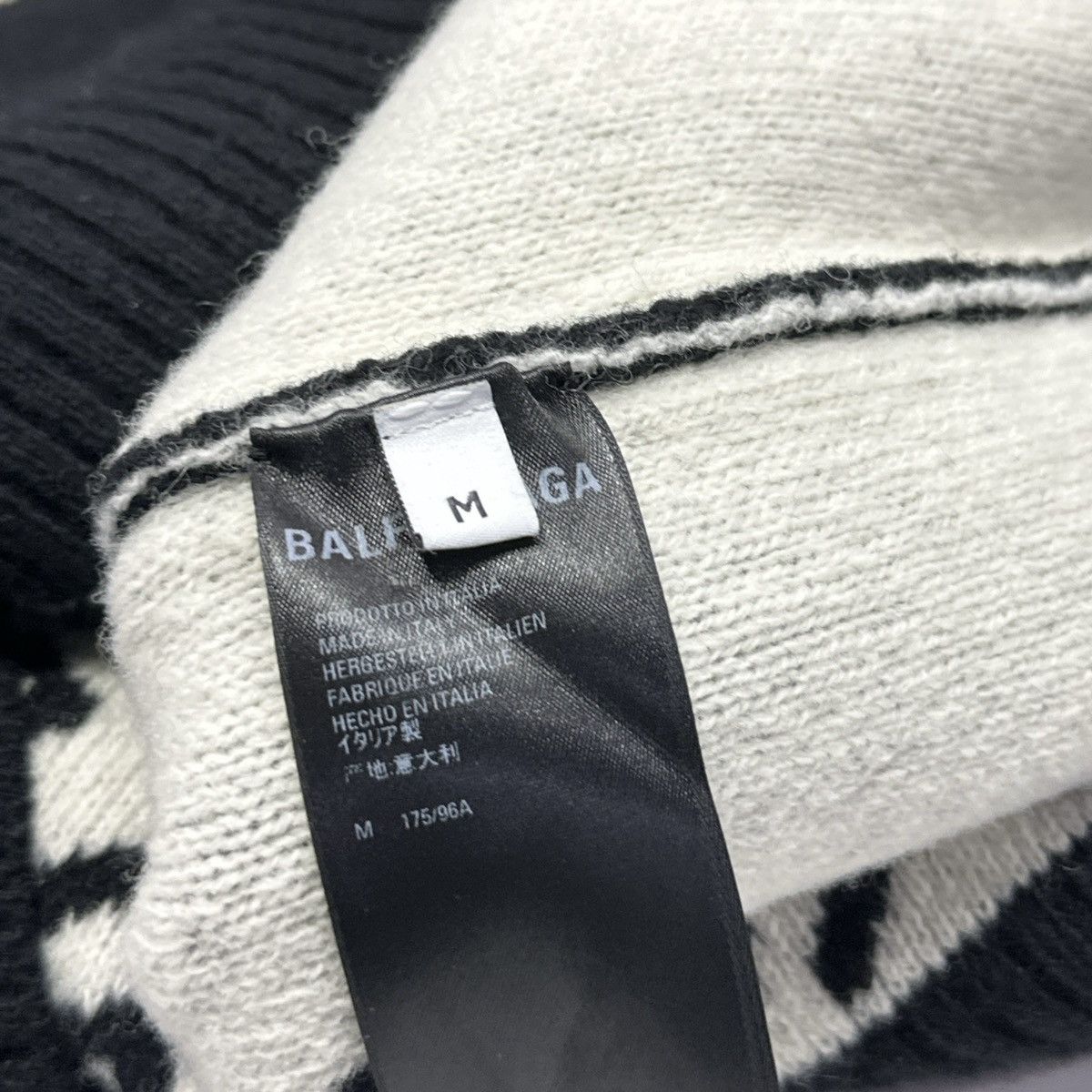 Balenciaga Balenciaga Allover Logo Crewneck sweater Size M / US 6-8 / IT 42-44 - 4 Thumbnail