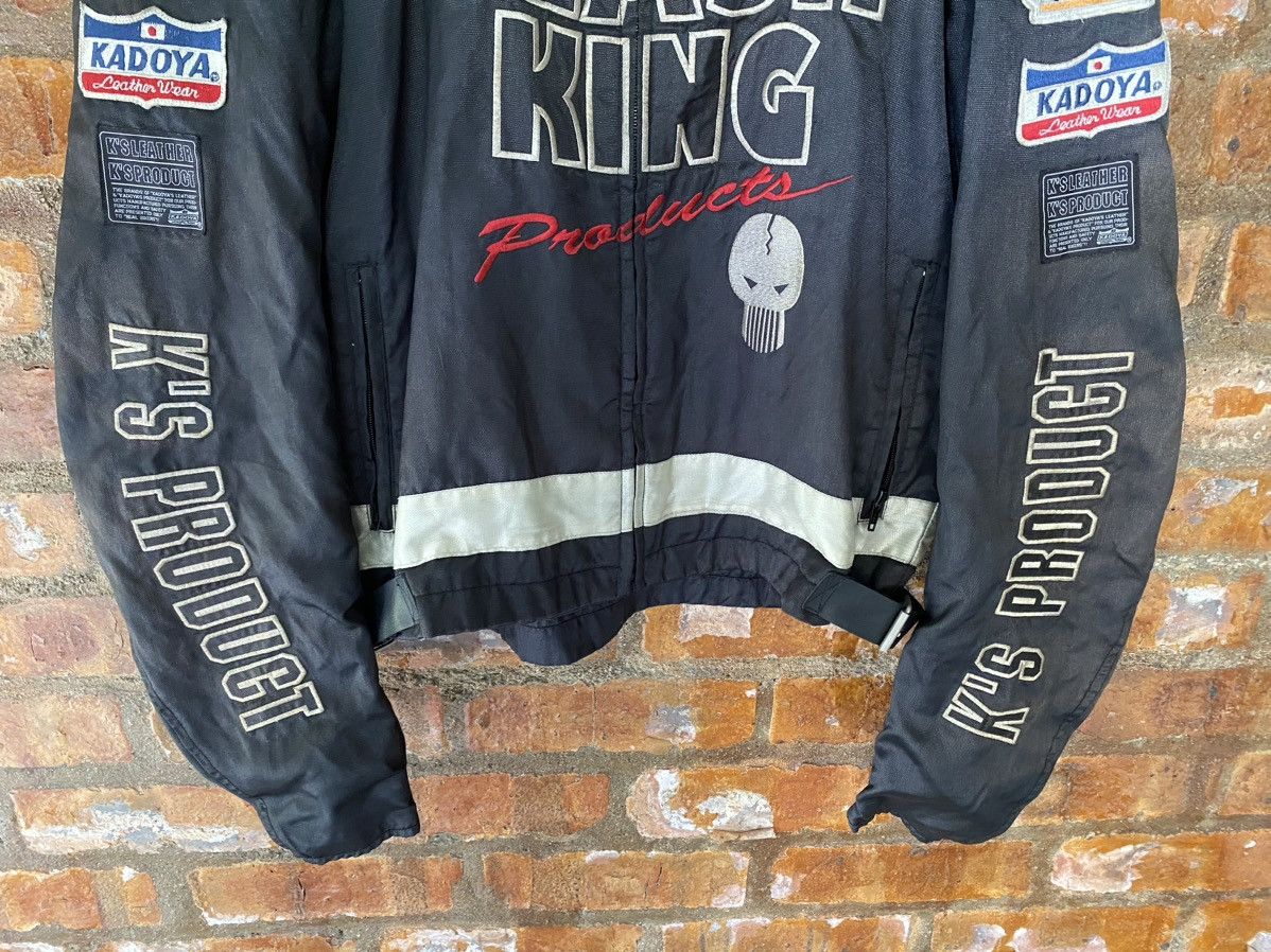 Japanese Brand × Kadoya Vtg Kadoya Clash King Skull Embroidered patches motorcycles Size US L / EU 52-54 / 3 - 5 Thumbnail