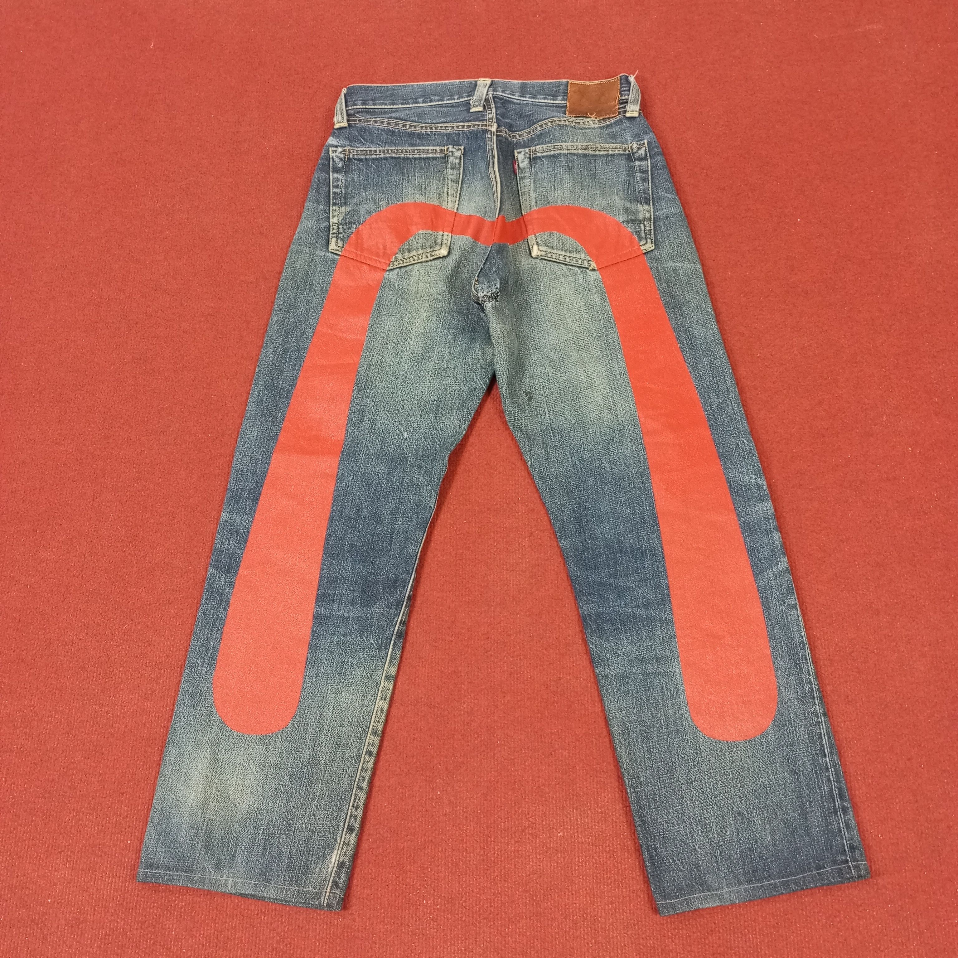Evisu Evis Japanese Brand Fashion Style Custom Daicock Jeans Size US 28 / EU 44 - 1 Thumbnail