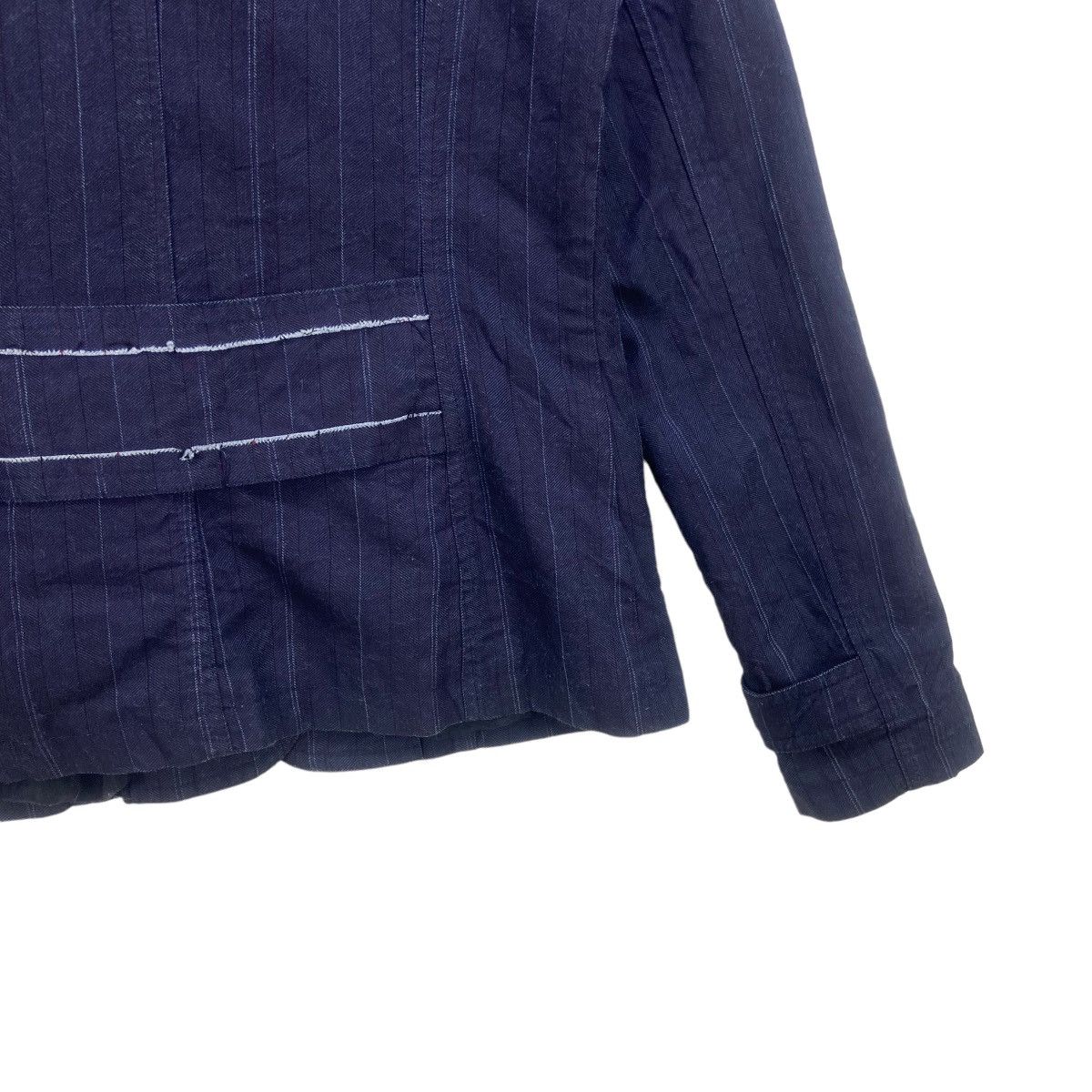 Imperial Nice Italian Design Imperial Distressed Denim Jacket Size L / US 10 / IT 46 - 9 Thumbnail