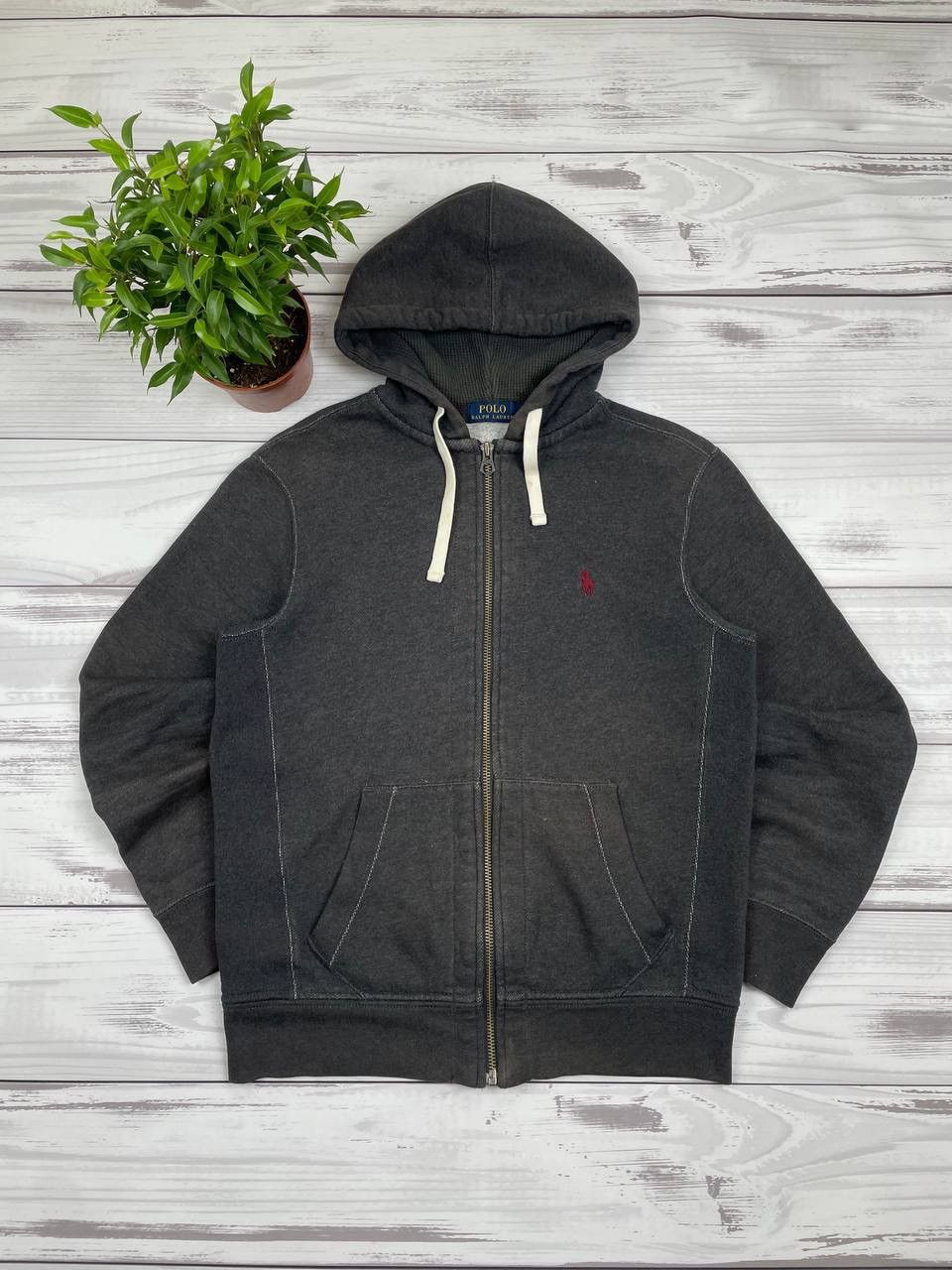Polo Ralph Lauren Vintage Polo Ralph Lauren zip hoodie rare Y2K Size US S / EU 44-46 / 1 - 1 Thumbnail