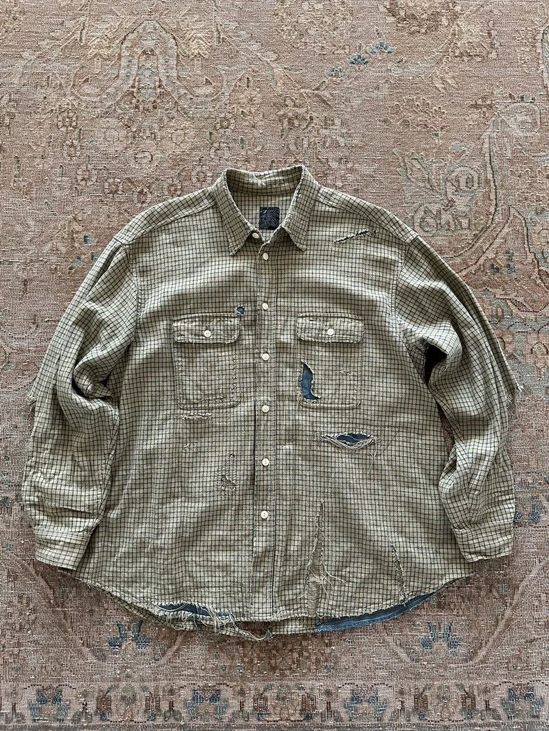 Visvim Visvim 20ss ICT GRAND RIVER L/S CRASH shirt Size US M / EU 48-50 / 2 - 1 Thumbnail