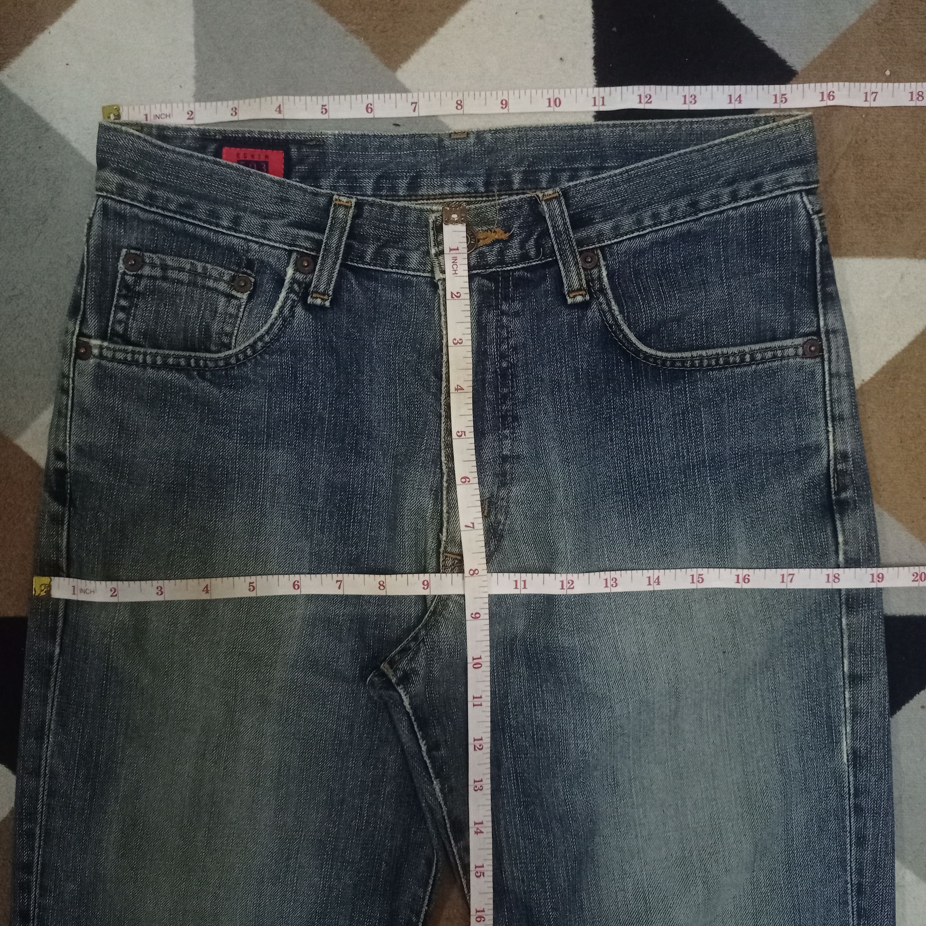 Edwin Vintage Japanese Edwin 503 Mud Wash Baggy Jeans Size US 31 - 11 Thumbnail