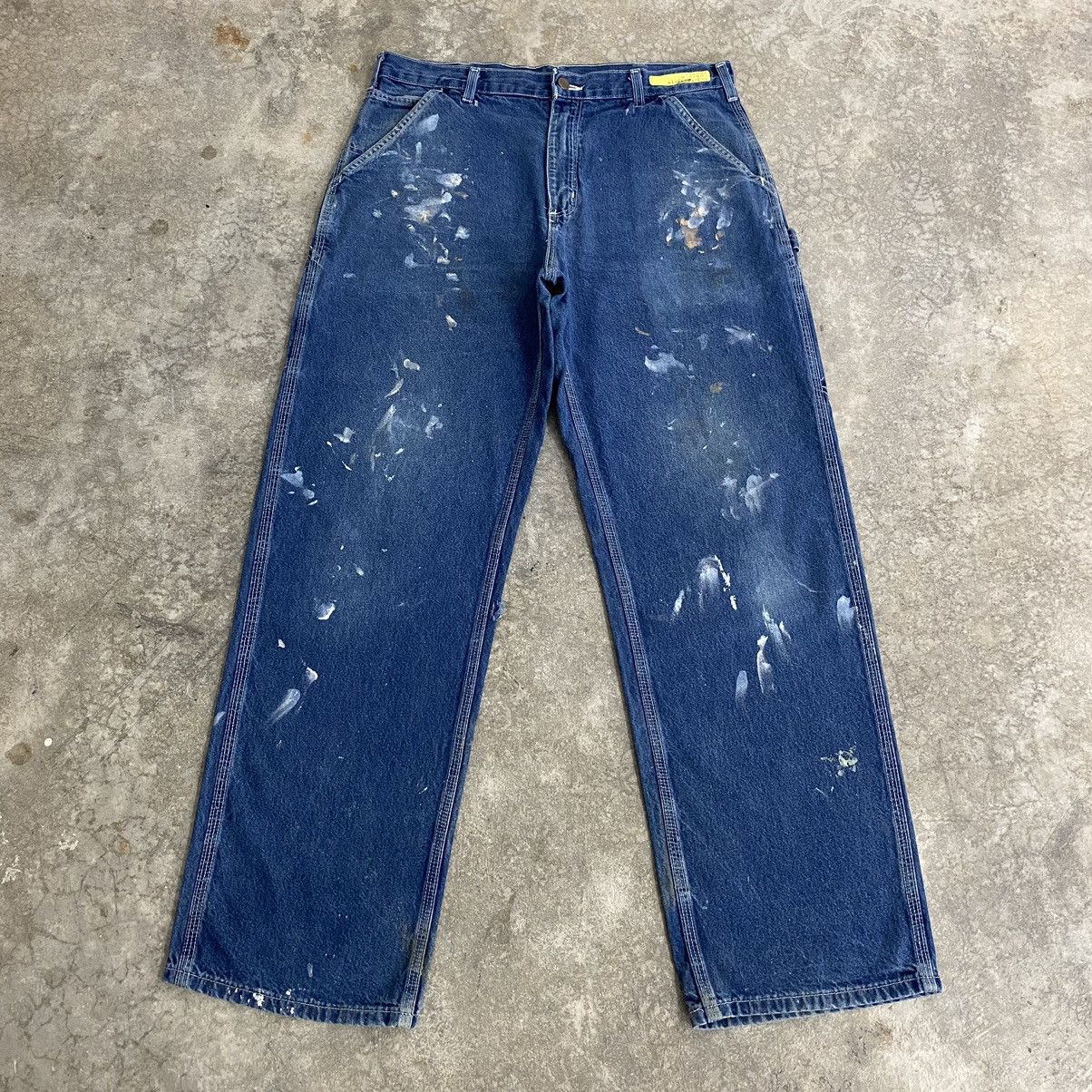 Carhartt Vintage Carhartt Splatter Painter Workwear Denim Jeans Size US 36 / EU 52 - 1 Thumbnail