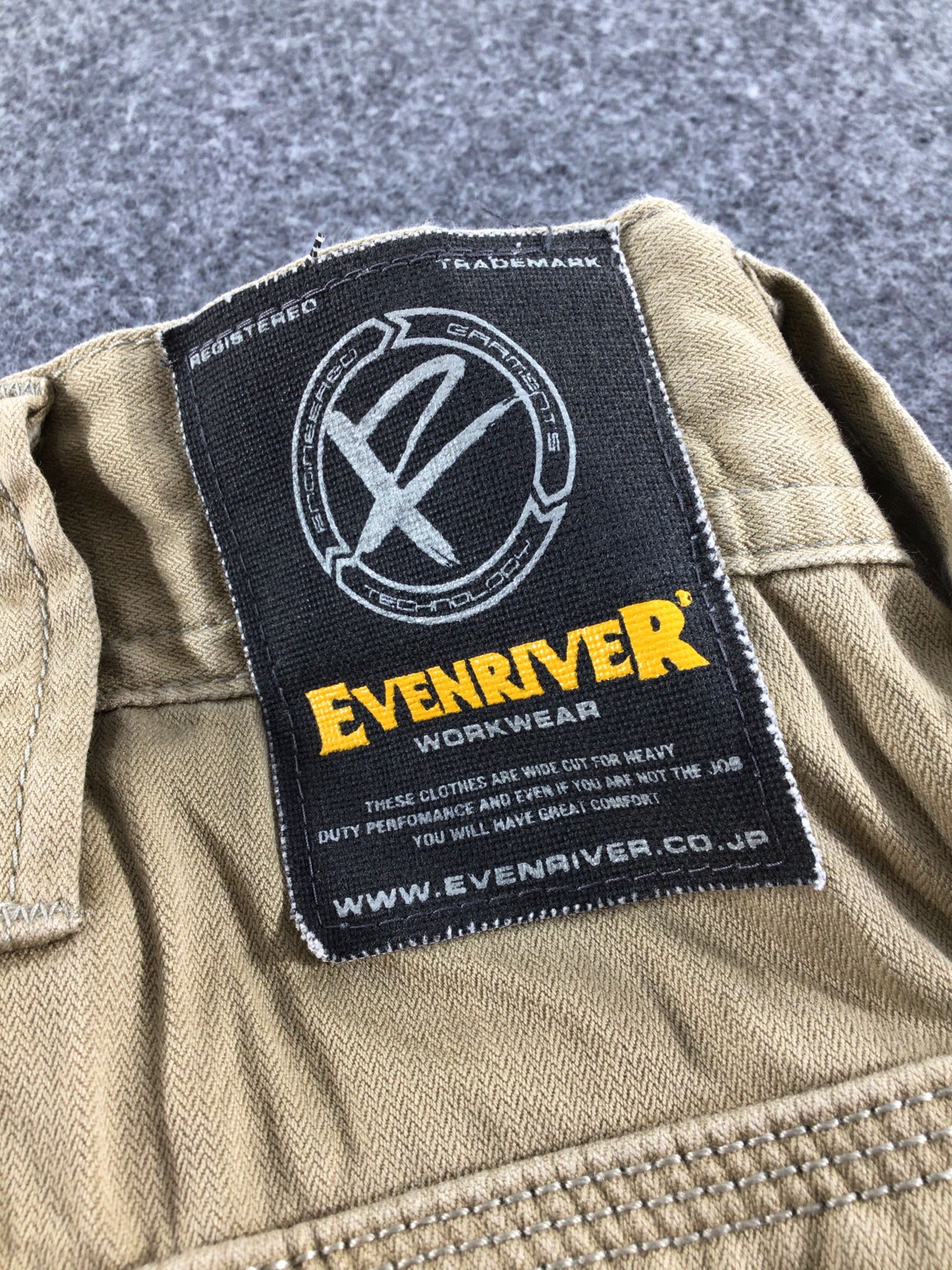 Japanese Brand Evenriver Work Wear Multi Pocket Cargo Pant-J164 Size US 31 - 6 Thumbnail