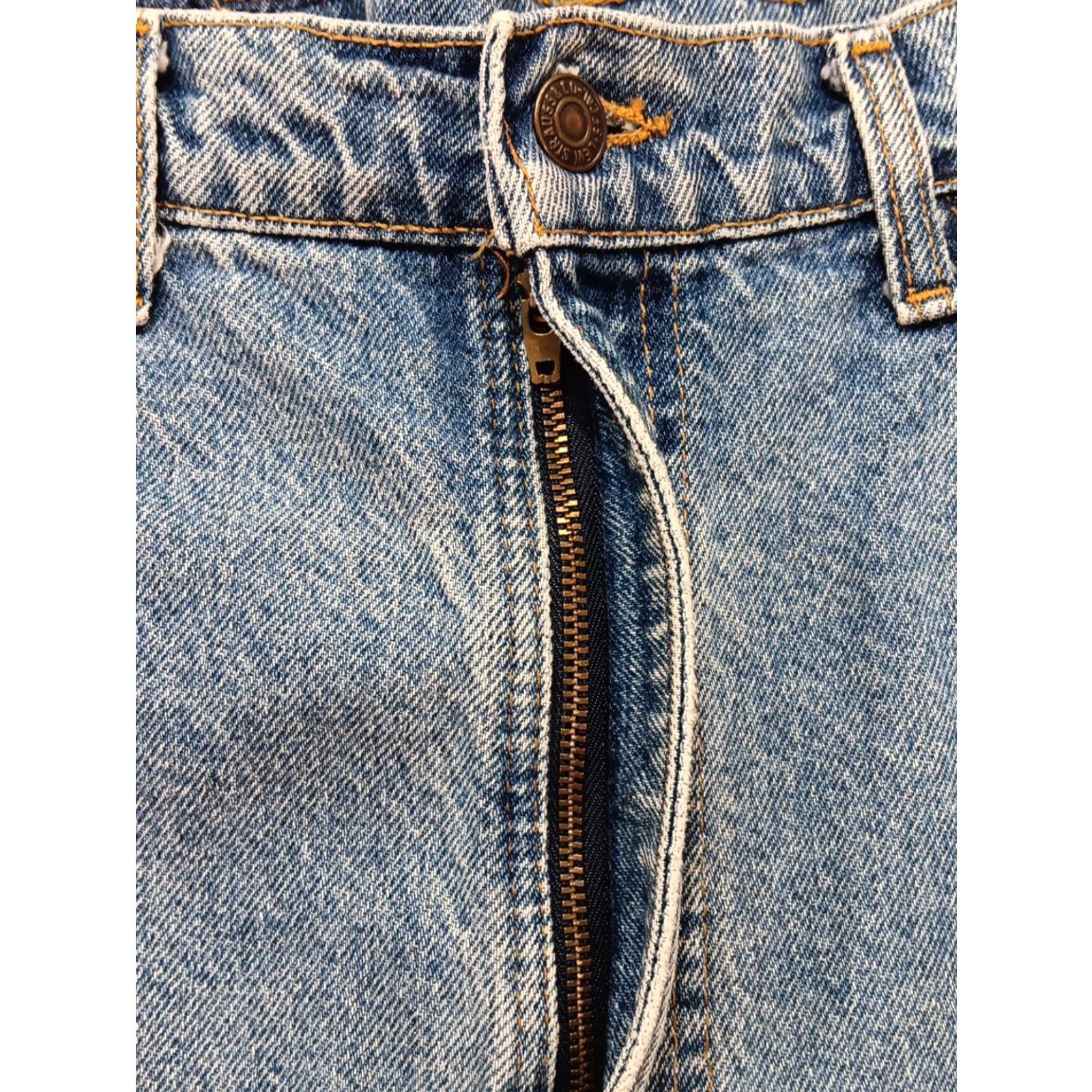 Levi's VINTAGE Levi’s 505 Jeans Men 36x30 Blue Denim Regular 90s Grunge USA Levi’s Logo Pockets Mid Rise Casual* Size US 36 / EU 52 - 3 Thumbnail