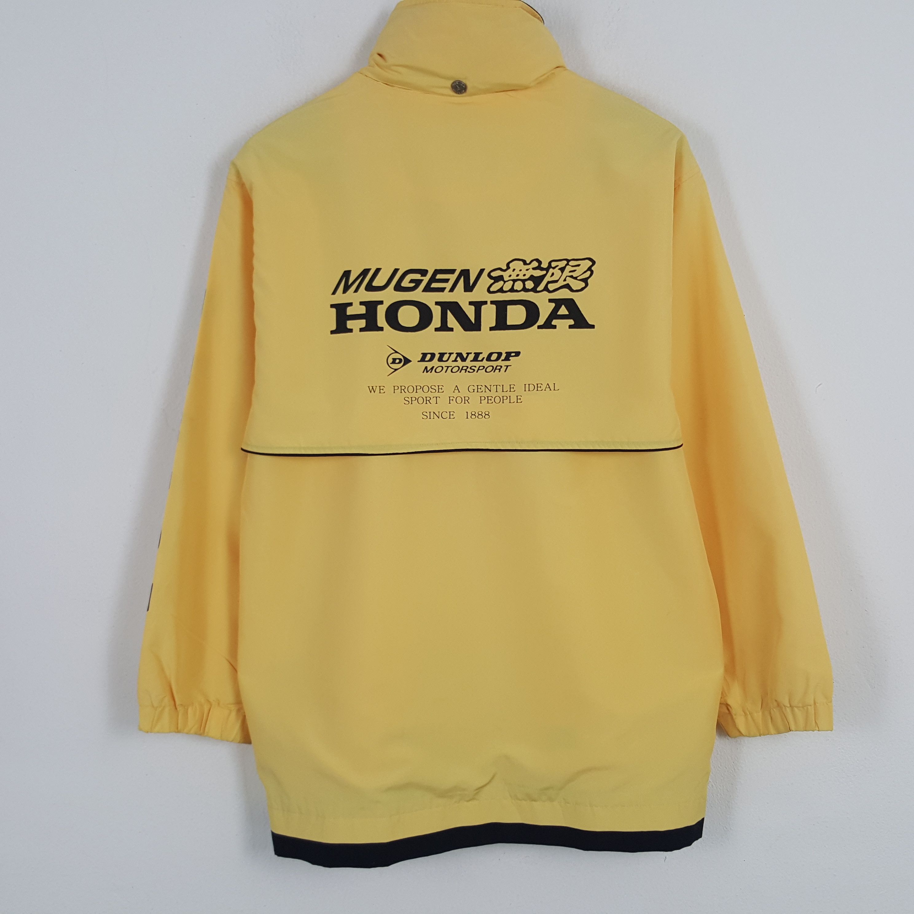 Dunlop × Honda × Vintage Vintage Dunlop X Custom Mugen Honda Sport Windbreaker Jacket Size US L / EU 52-54 / 3 - 1 Thumbnail