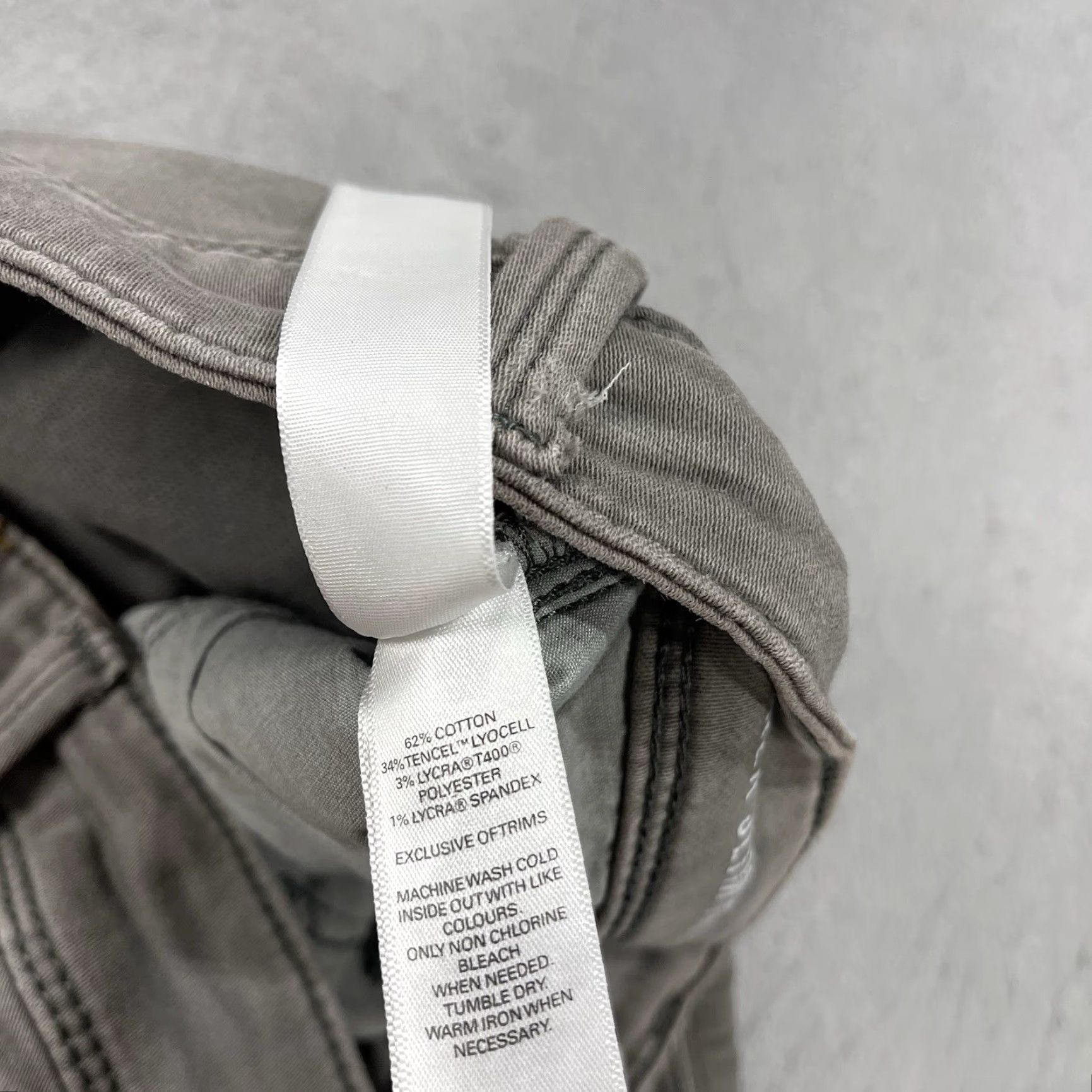 DUER Duer N2X Slim Fit Chino Pants Mens 31x30 Gray Brown Cotton Blend Stretch Casual 5-Pocket Design Flat Front Button Zip Inseam 30 Size US 31 - 6 Thumbnail