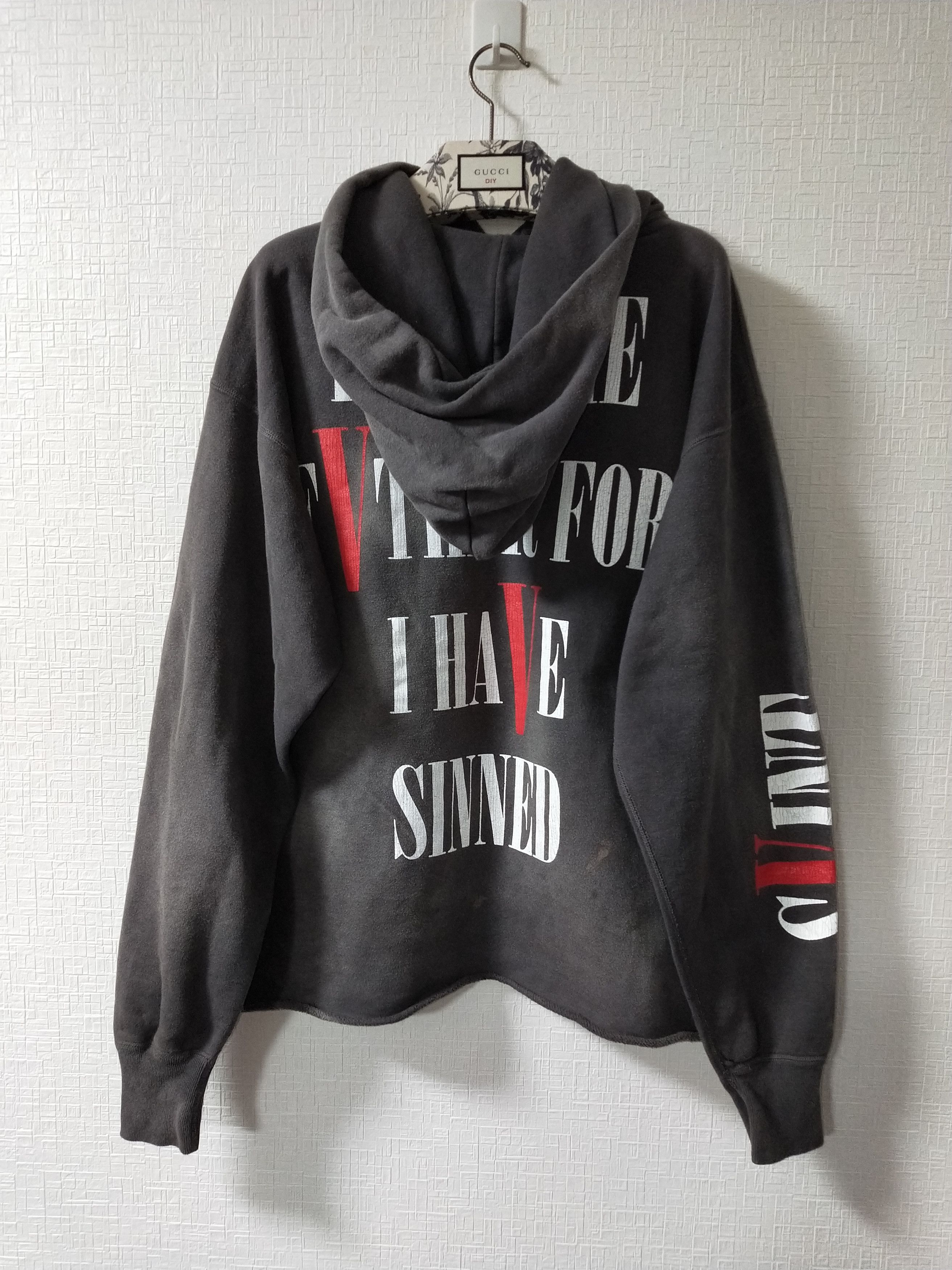 Saint Michael × Vlone Vlone 'Jesus' Hoodie Size US L / EU 52-54 / 3 - 2 Thumbnail