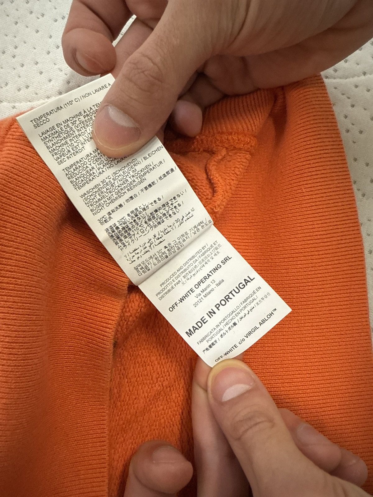 Off-White Felpa Off-White Orange “Abstract Arrows” -Originale- Size US L / EU 52-54 / 3 - 2 Thumbnail
