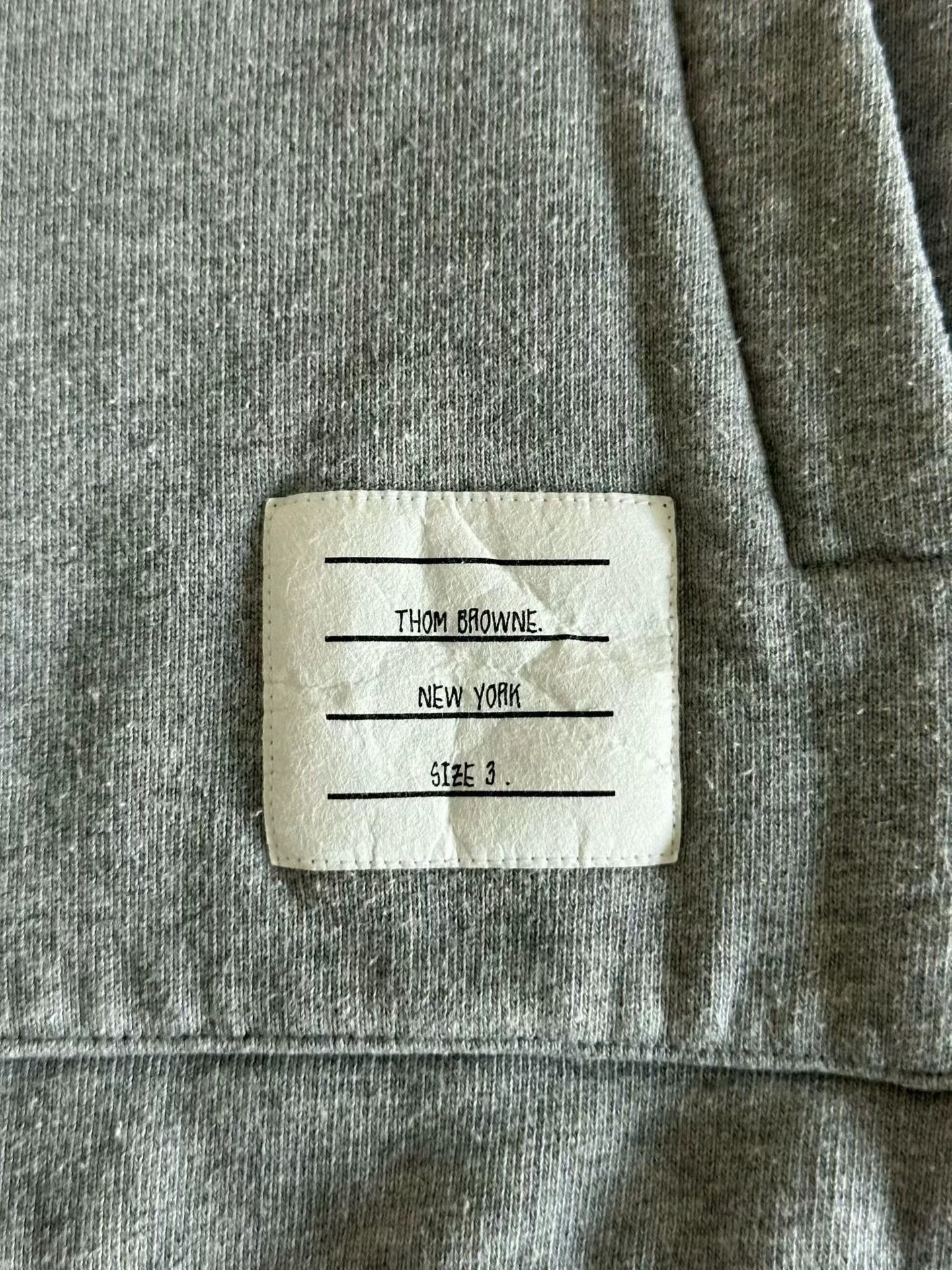 Thom Browne Thom Browne Back Stripe Zip Hoodie 3 9/10 Size US L / EU 52-54 / 3 - 4 Thumbnail